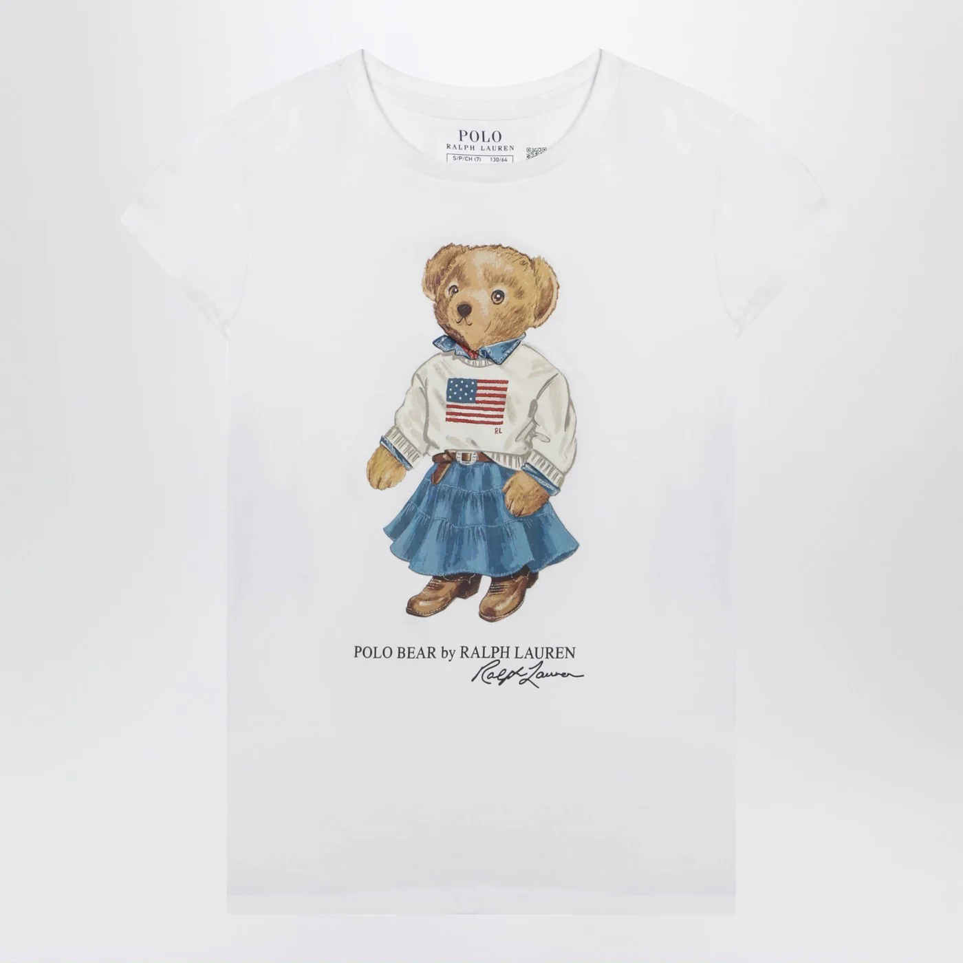 Polo Ralph Lauren White Polo Bear T-shirt