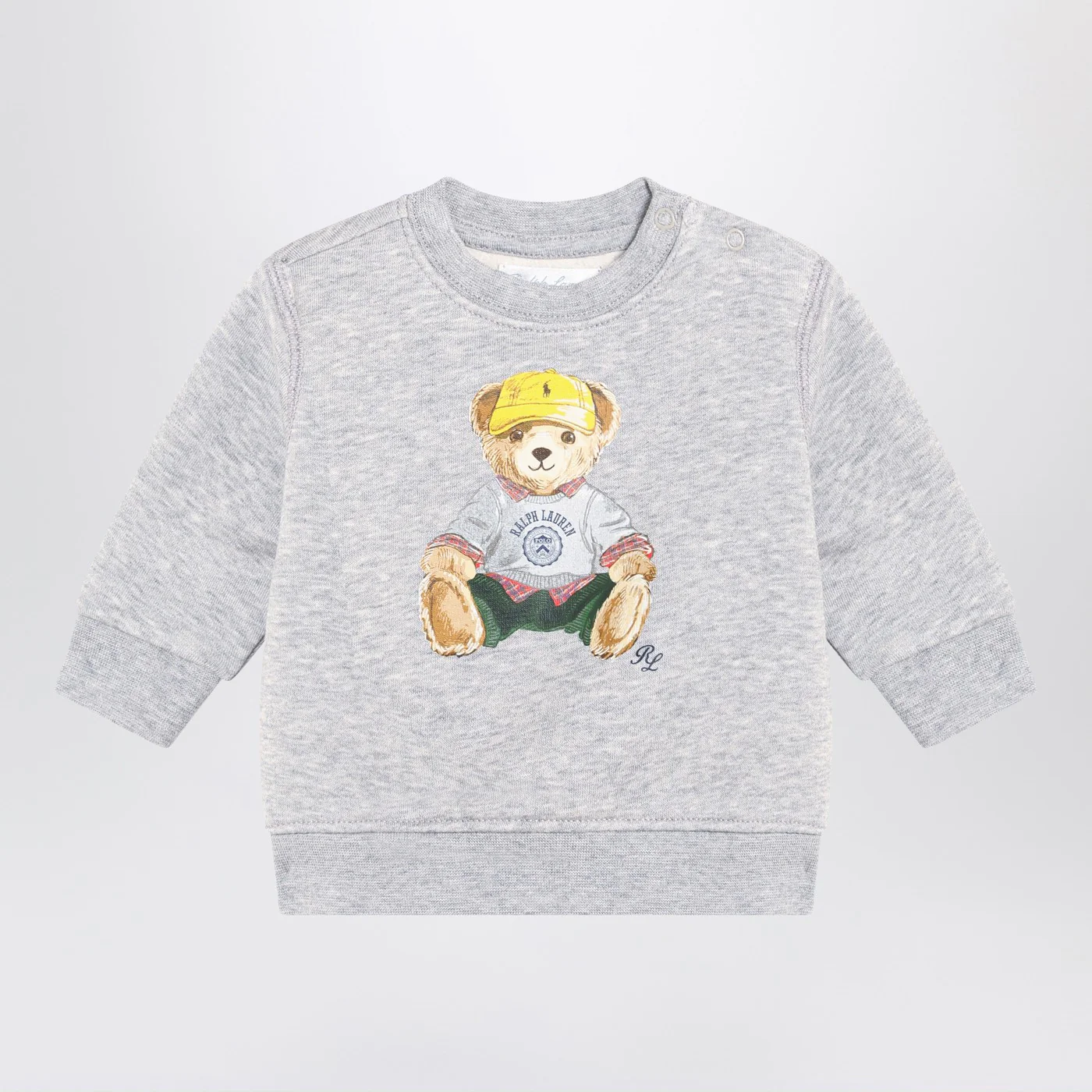 Polo Ralph Lauren Grey cotton Polo Bear sweatshirt