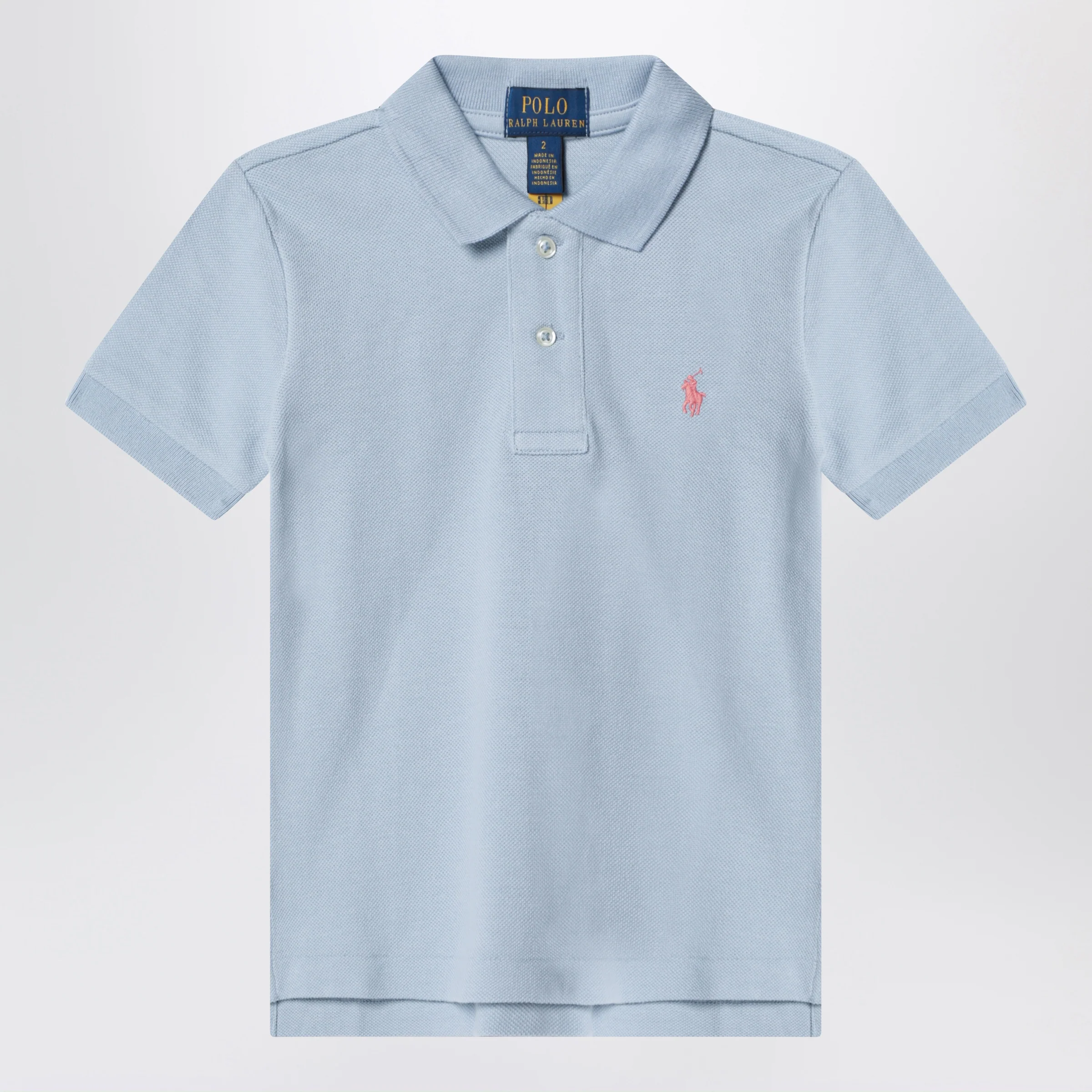 Polo Ralph Lauren Light blue cotton polo shirt