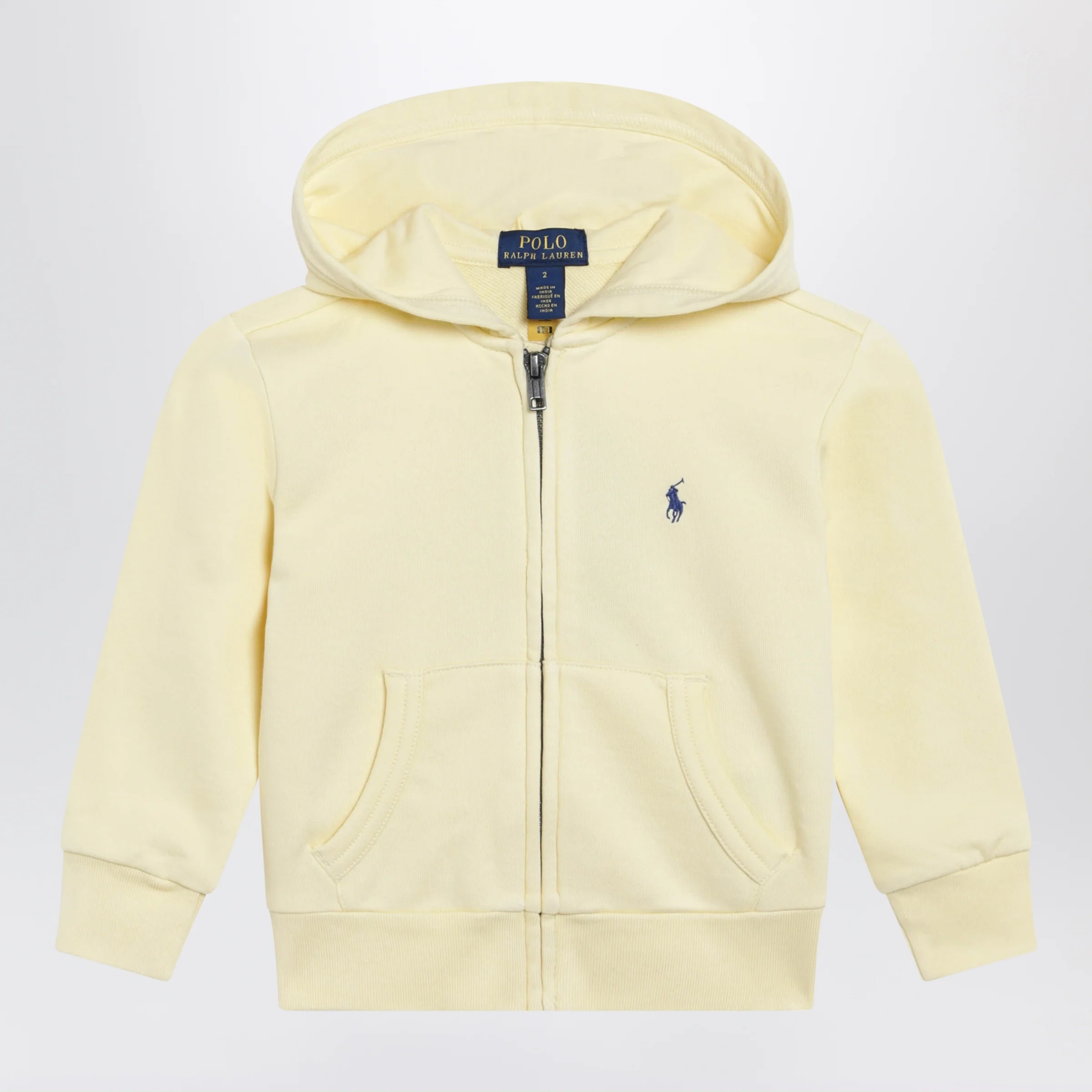 Polo Ralph Lauren Light yellow zip hoodie