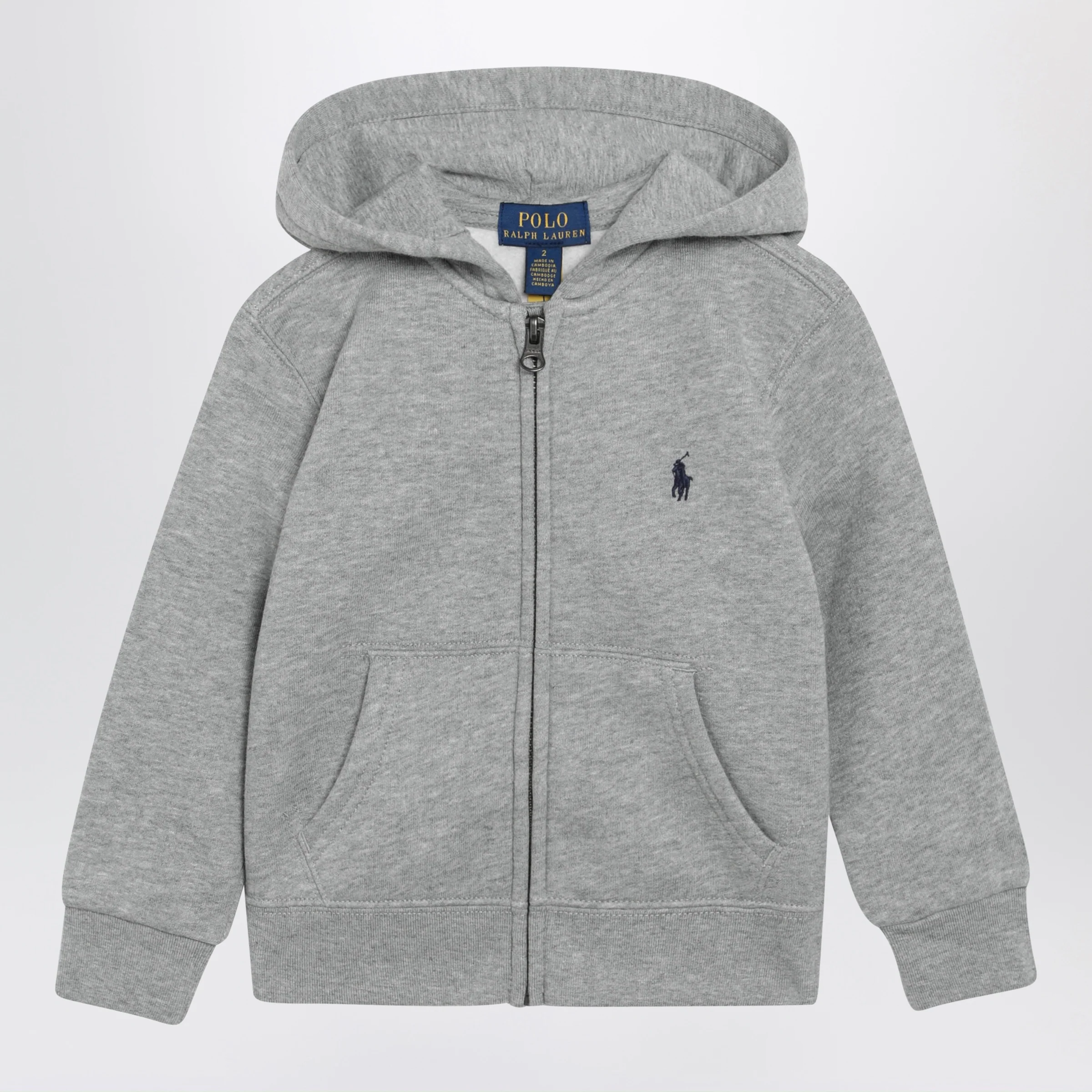 Polo Ralph Lauren Grey zip-up hoodie