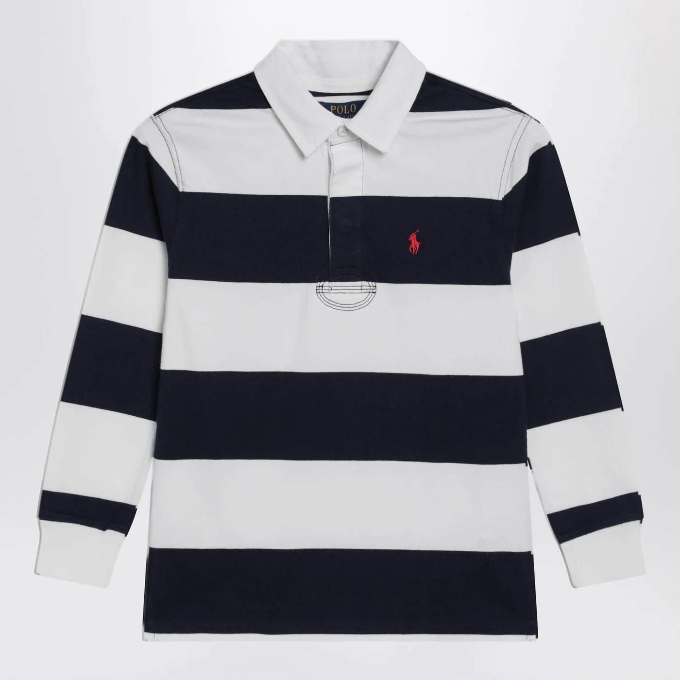 Polo Ralph Lauren White/navy striped polo shirt