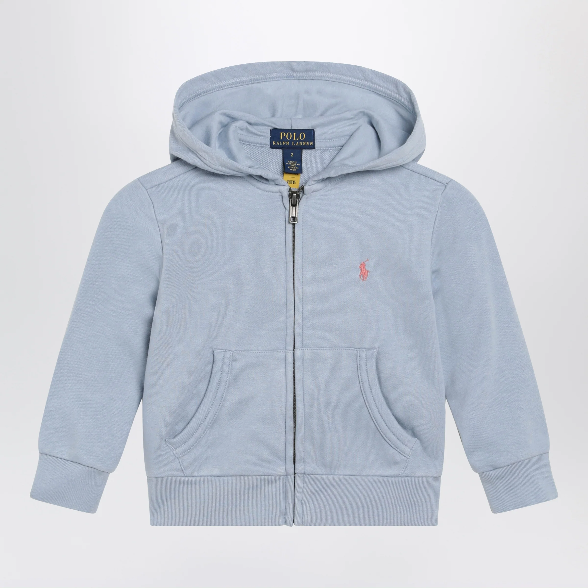 Polo Ralph Lauren Light blue zip hoodie