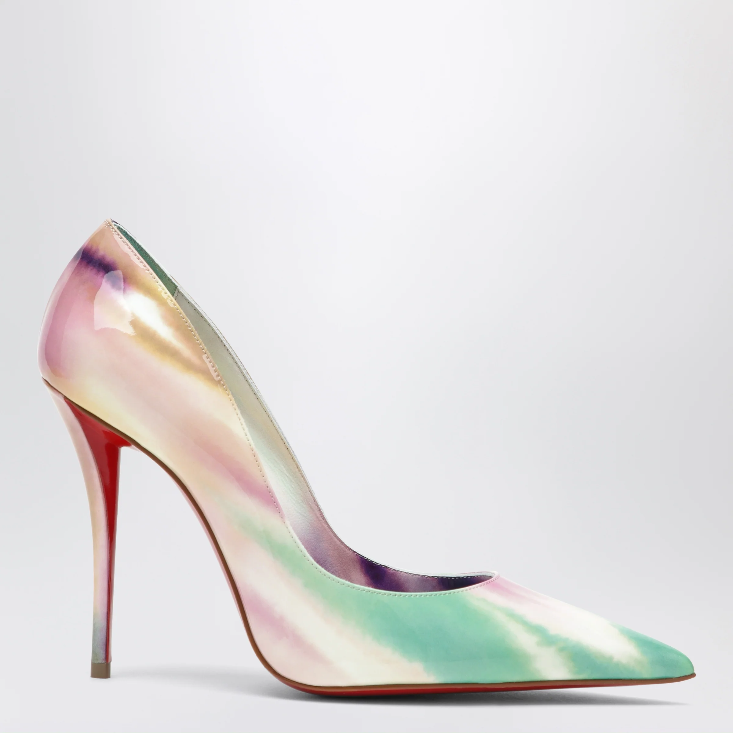 Christian Louboutin Miss Z pumps in tie-dye patent calf leather