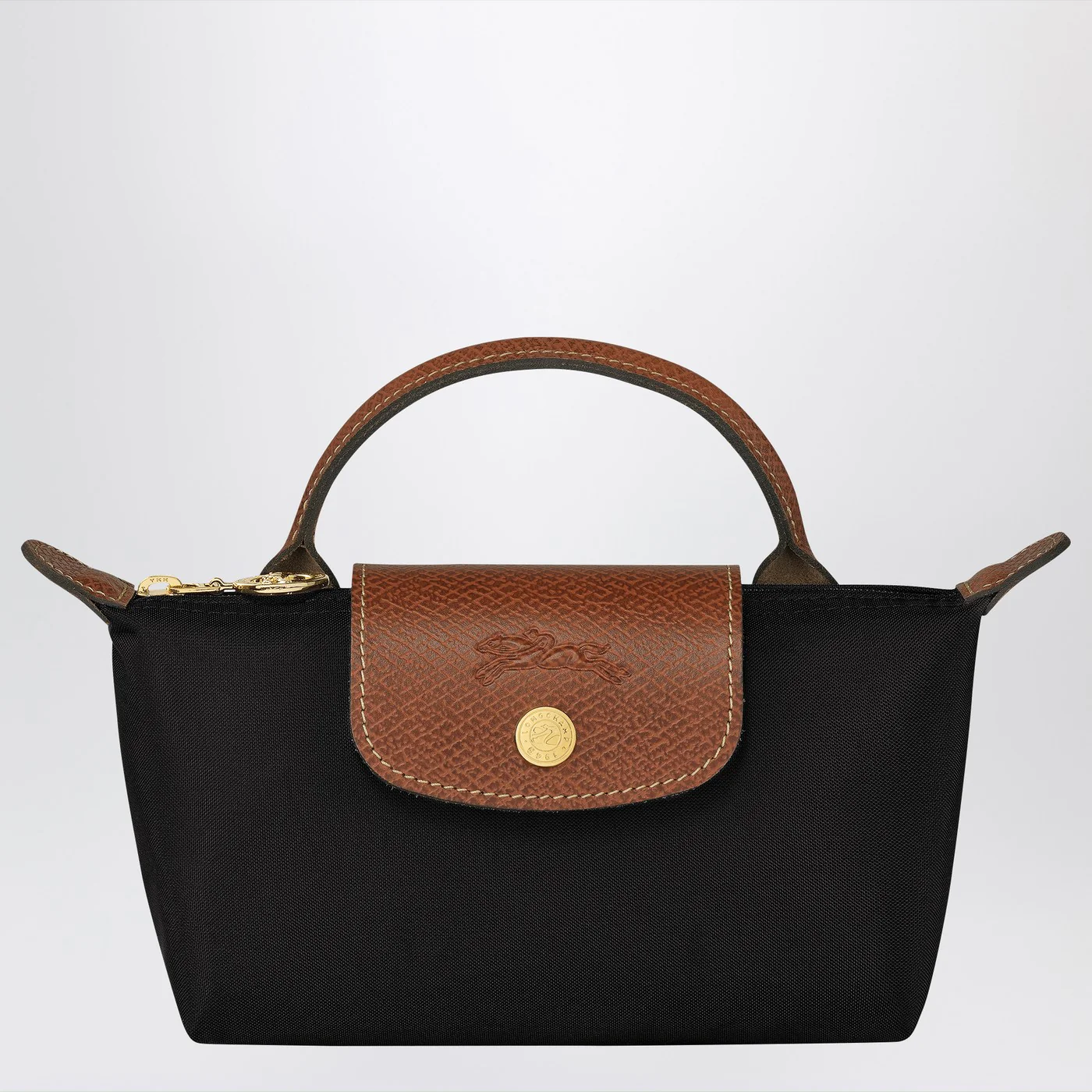 Longchamp Le Pliage Original black clutch bag