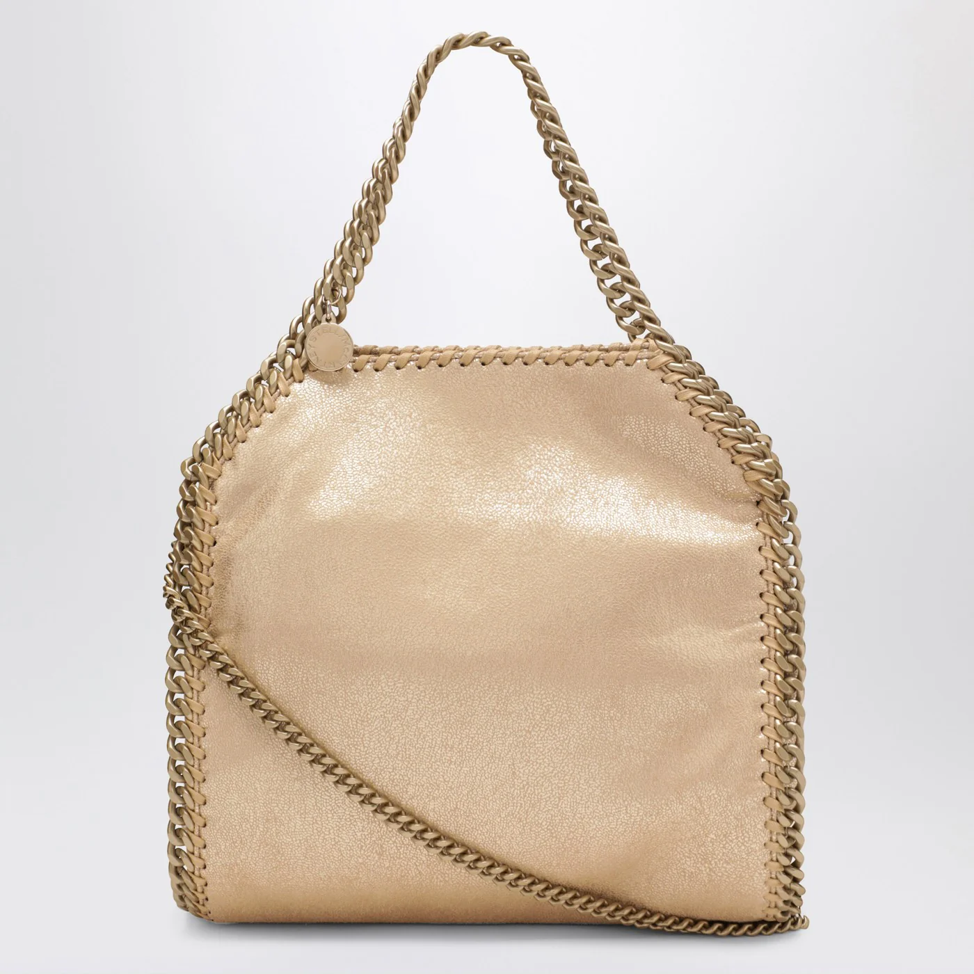 Stella McCartney Falabella Mini Tote Bag in Light Gold