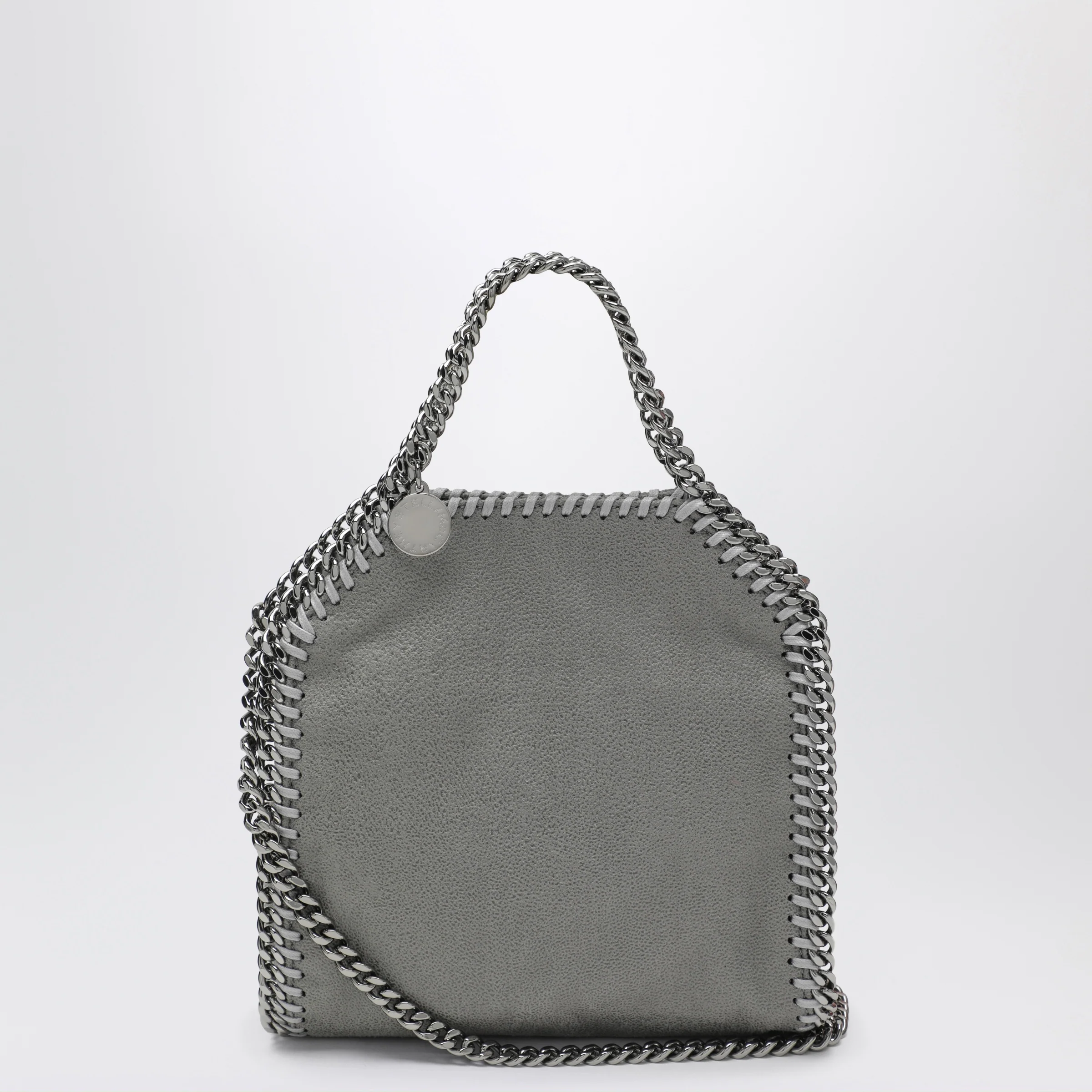Stella McCartney Falabella micro Tote bag in light grey