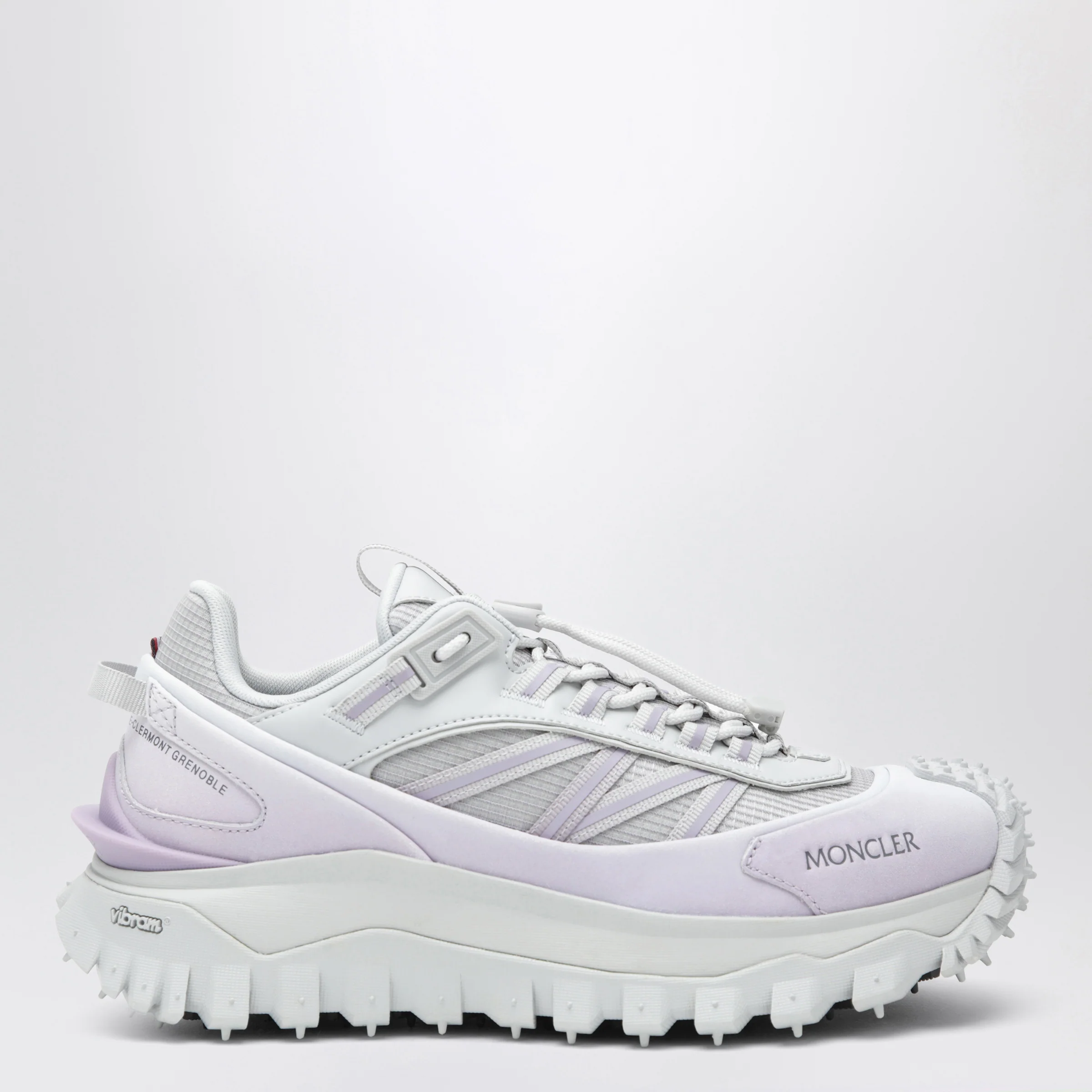Moncler Trailgrip GTX sneakers in white and lilac