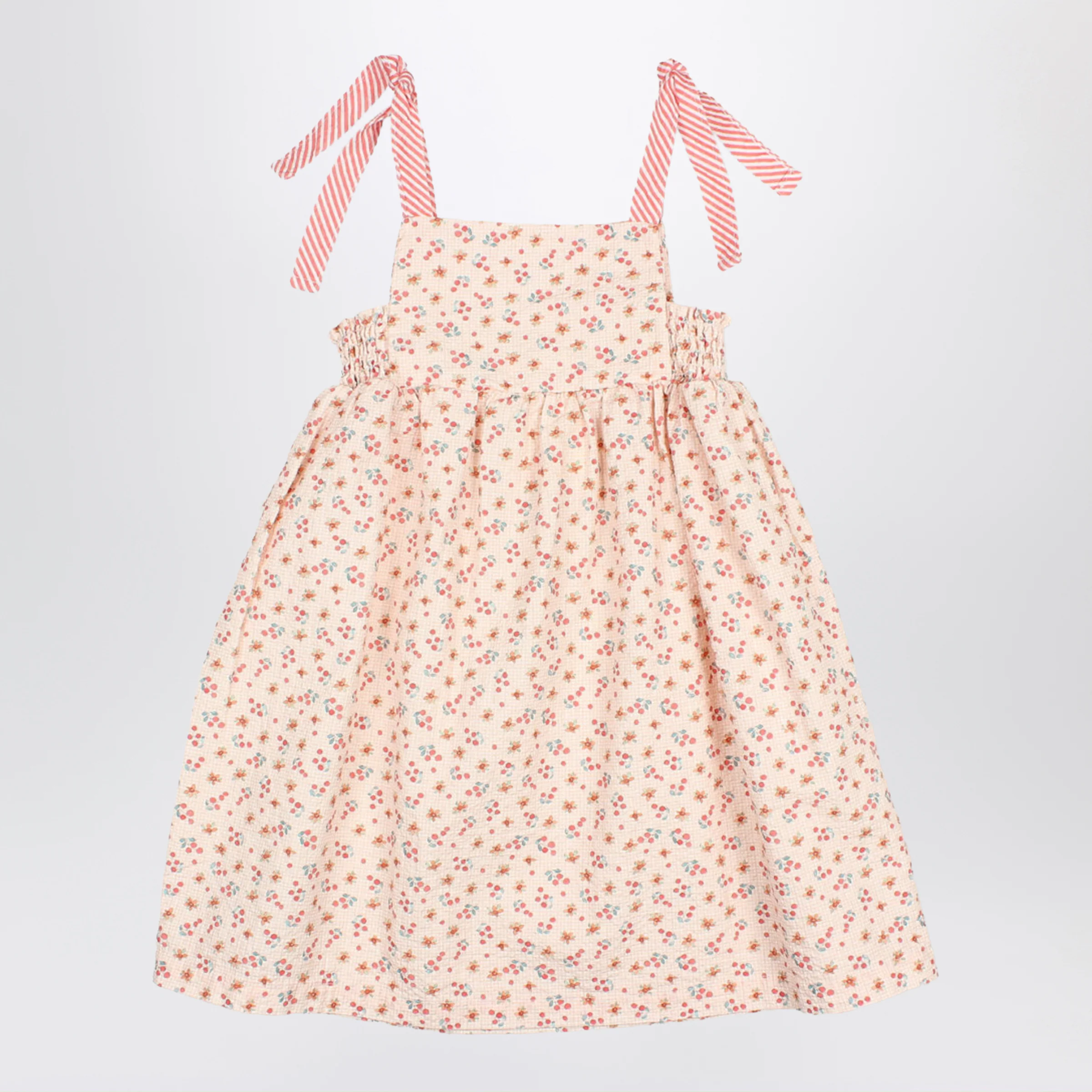 Búho Cotton dress with picnic print