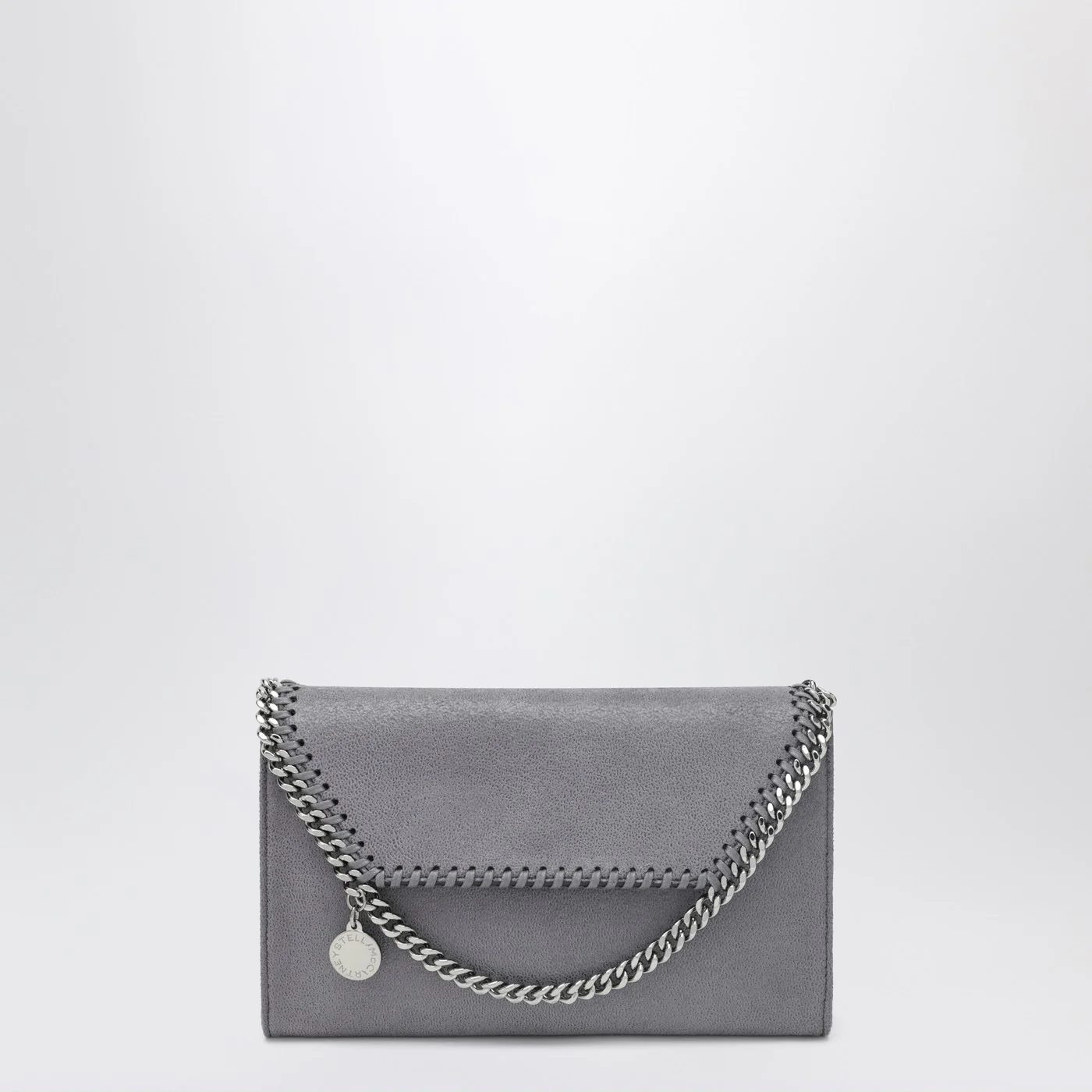Stella McCartney Falabella crossbody wallet bag in dark barolo