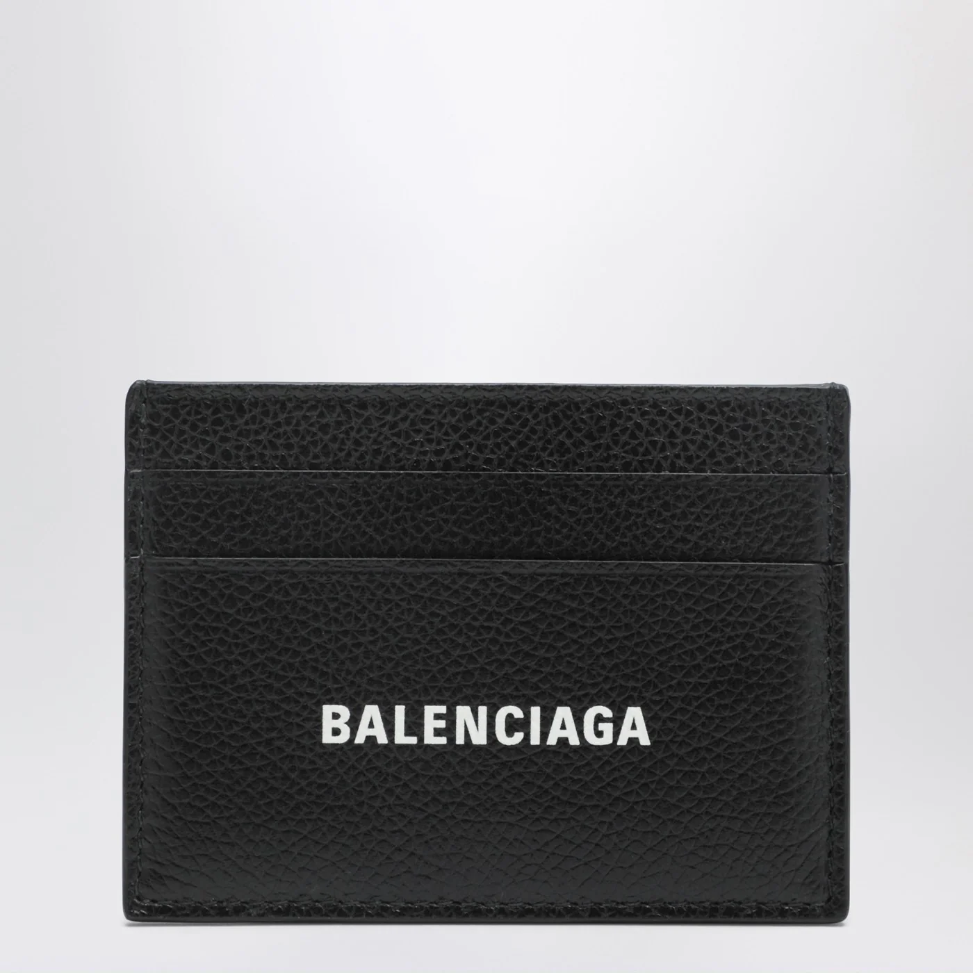 Balenciaga Cash black card holder in grained leather