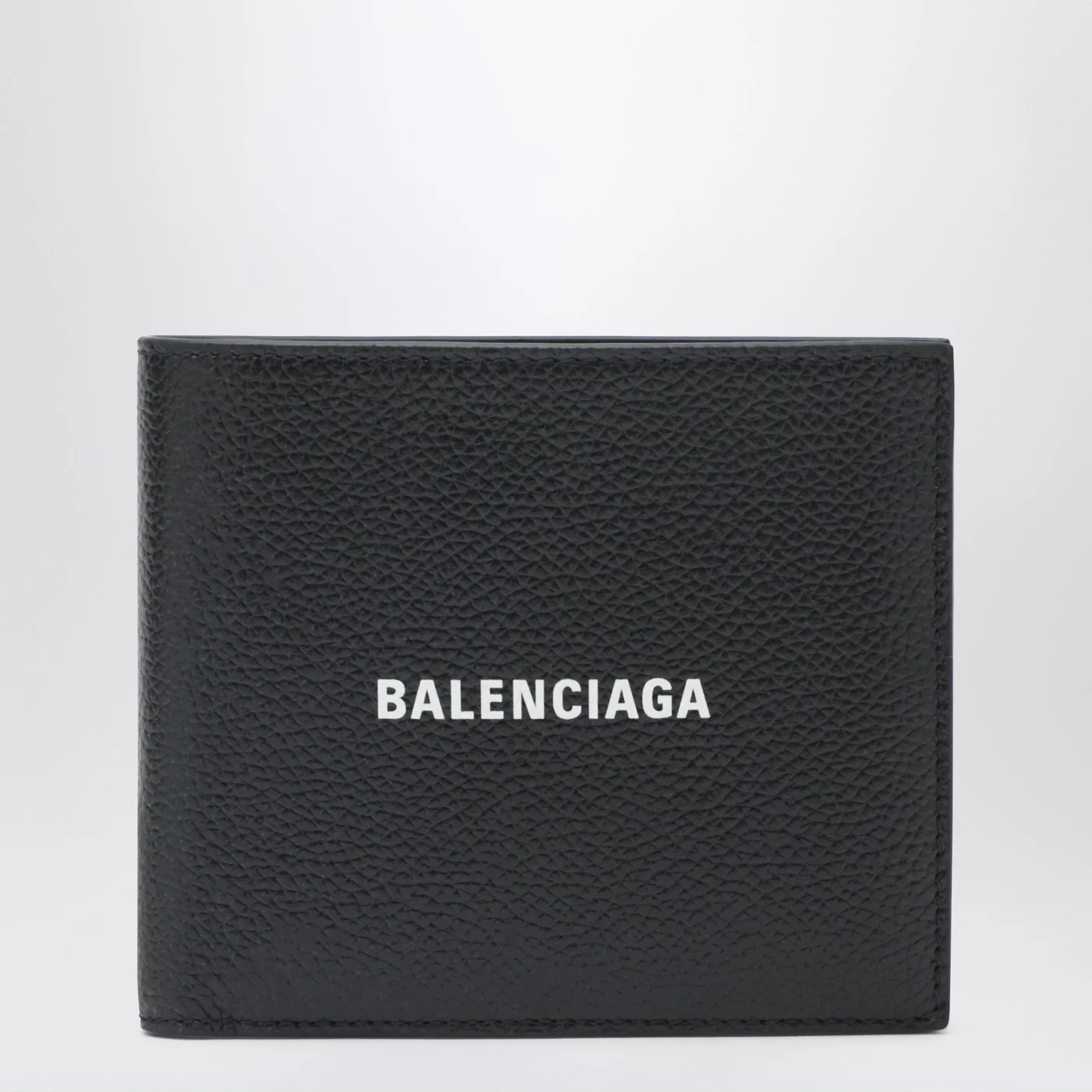 Balenciaga Black horizontal wallet with logo