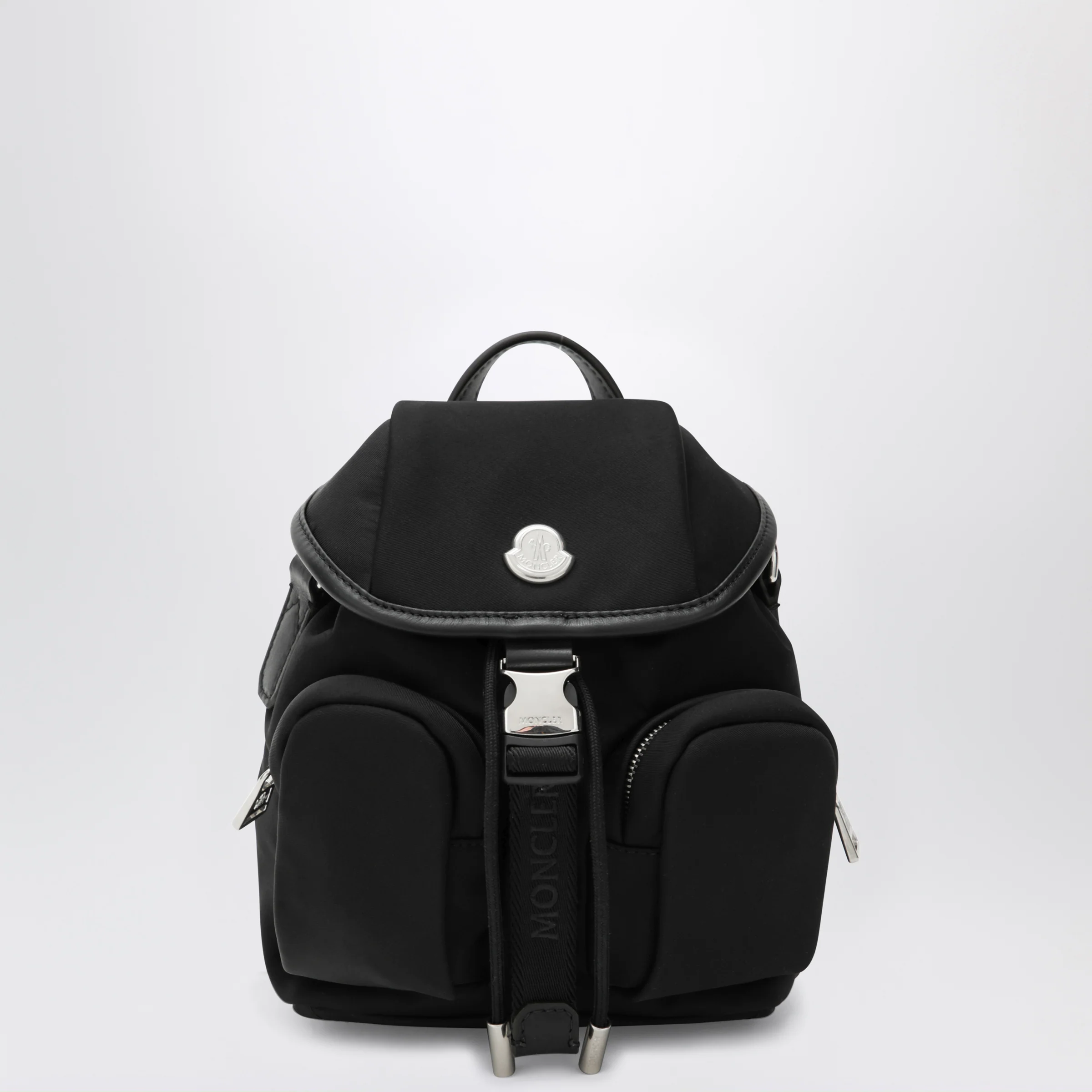 Moncler Mini Trick crossbody bag in black nylon