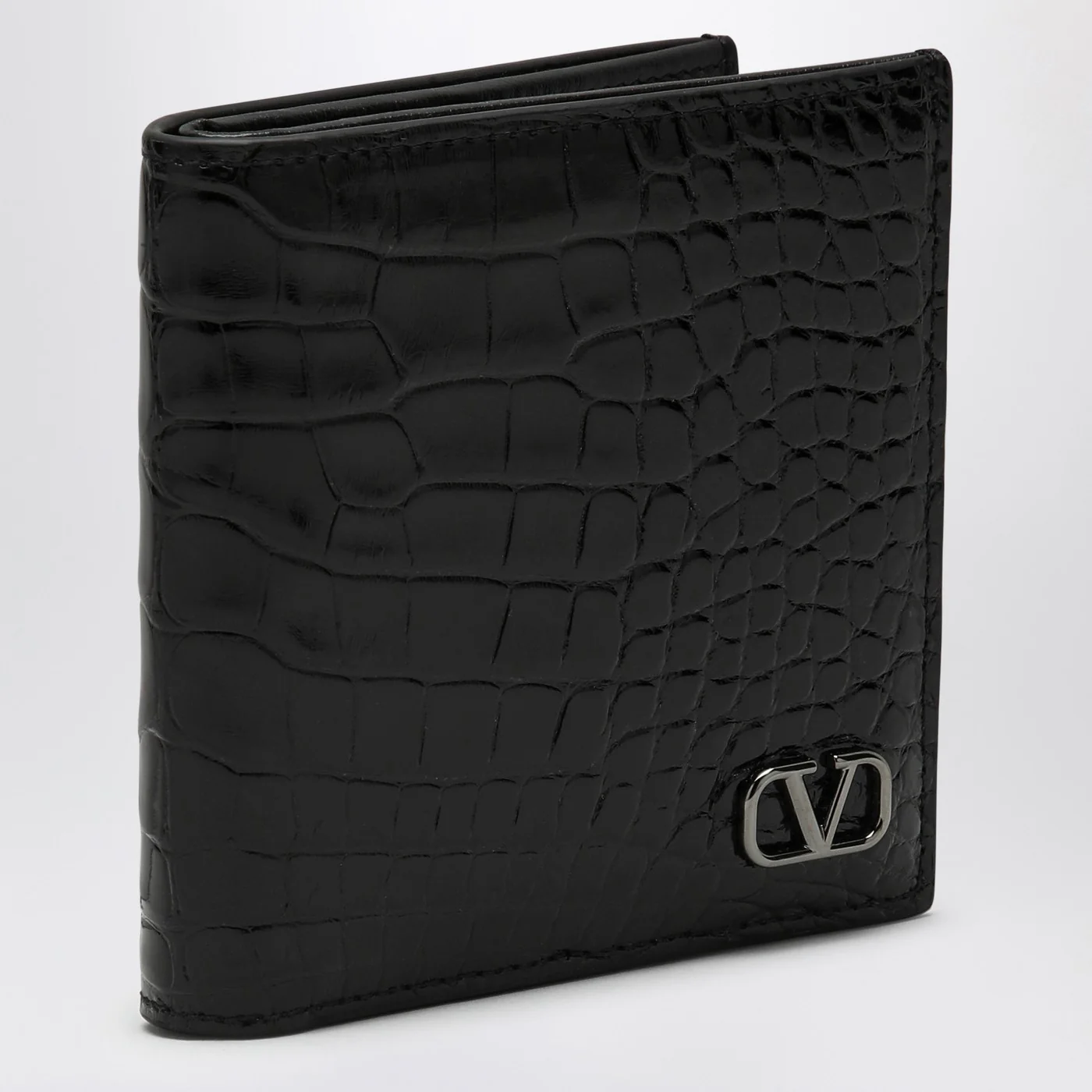 Valentino Garavani Signature VLogo Wallet Black