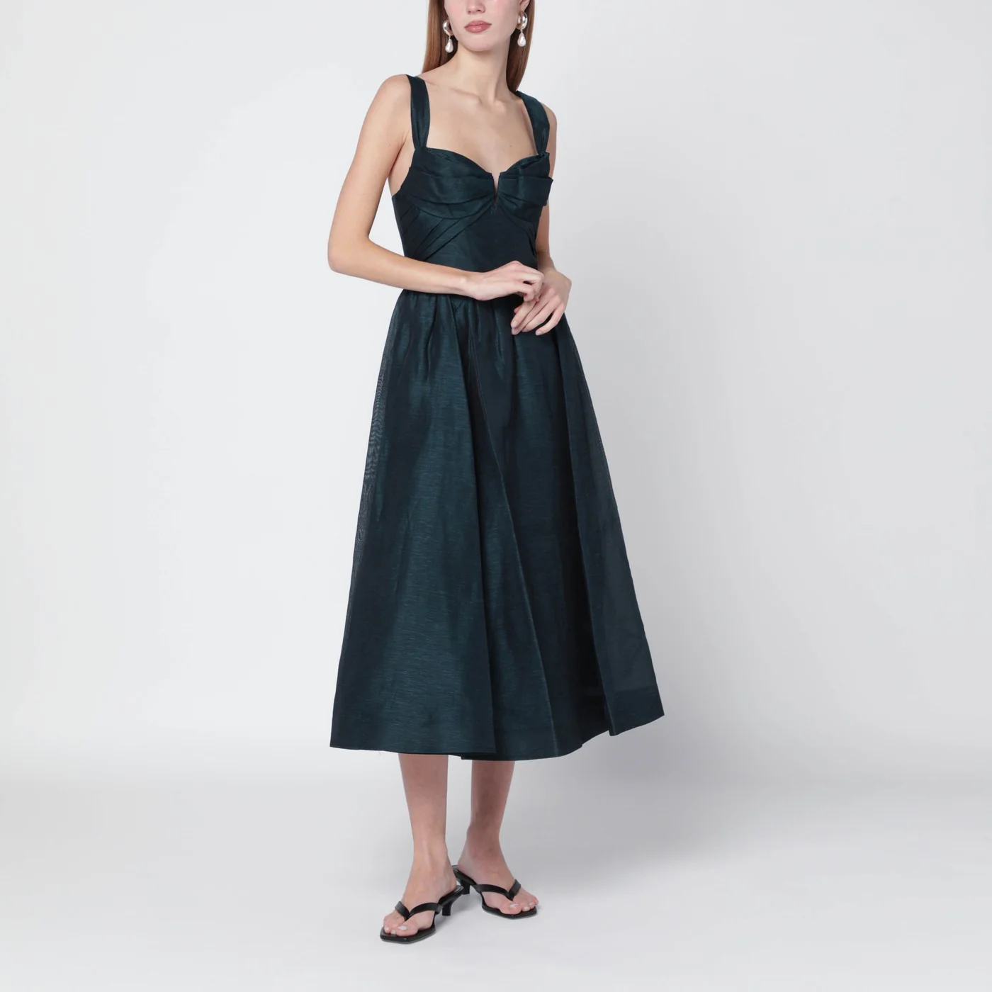 ZIMMERMANN Rebellion draped midi dress