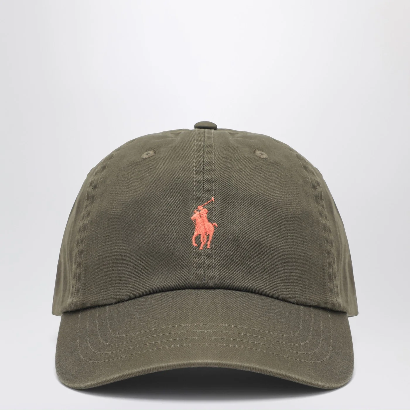 Polo Ralph Lauren Olive green baseball cap with logo