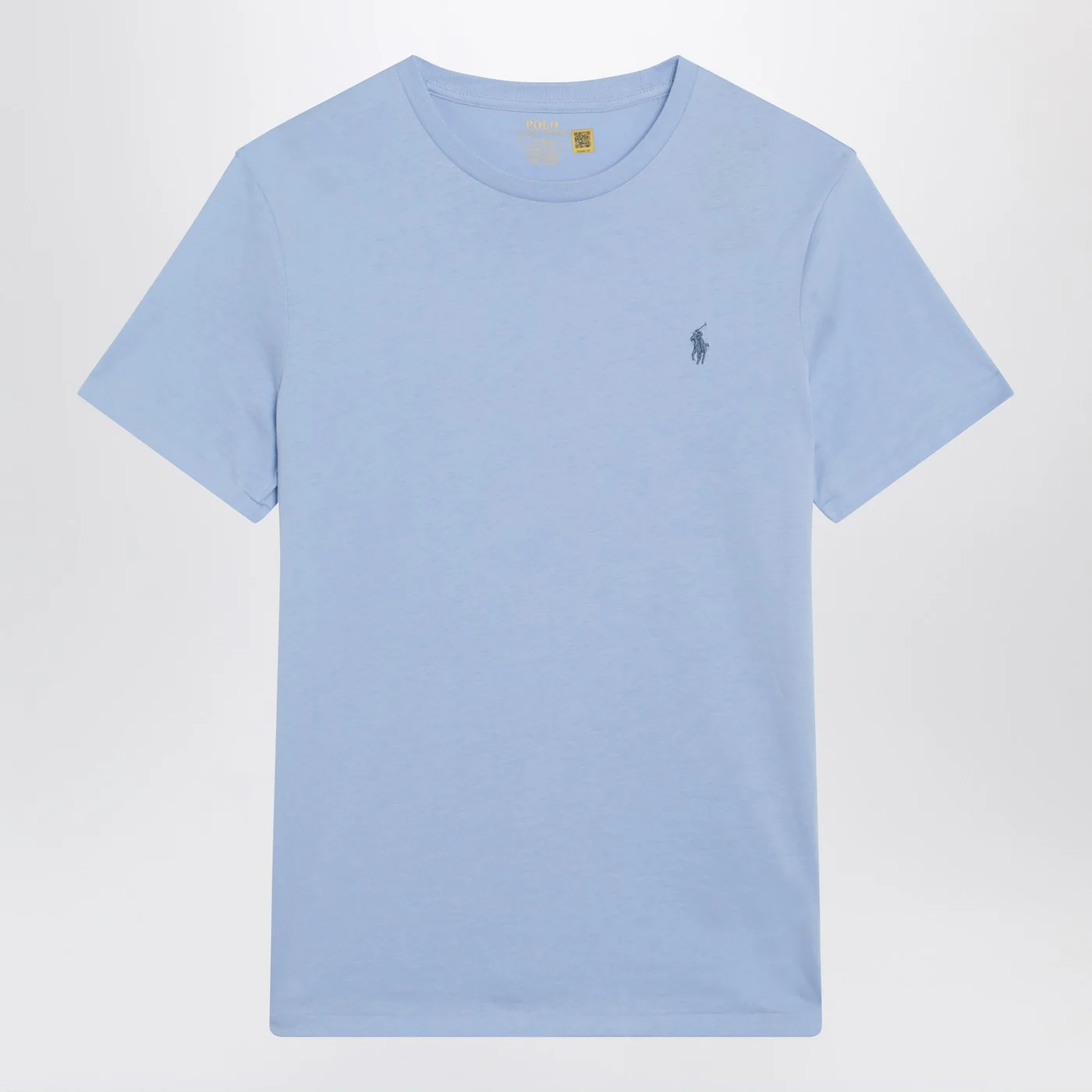 Polo Ralph Lauren Light blue Custom Slim-Fit cotton T-shirt