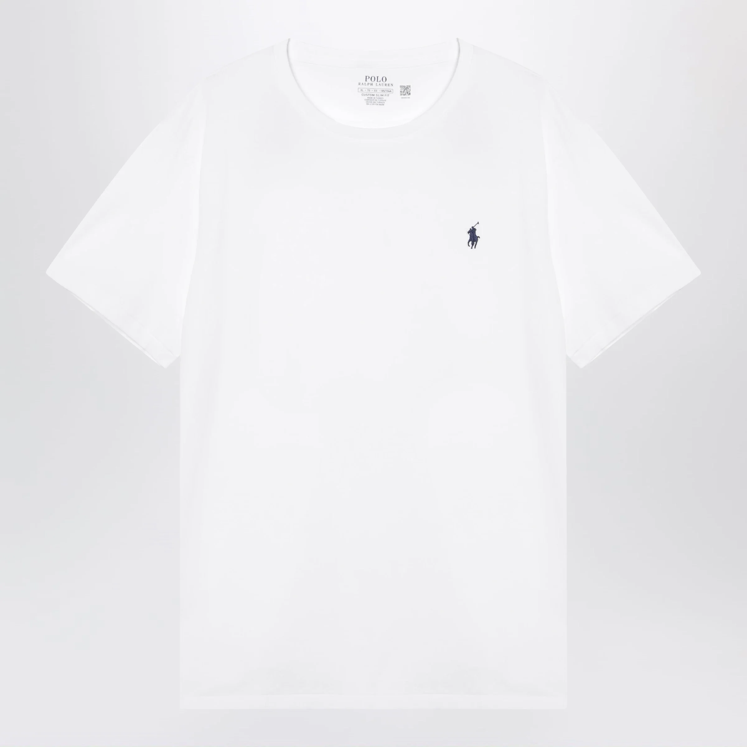 Polo Ralph Lauren T-shirt white in cotton Custom Slim-Fit