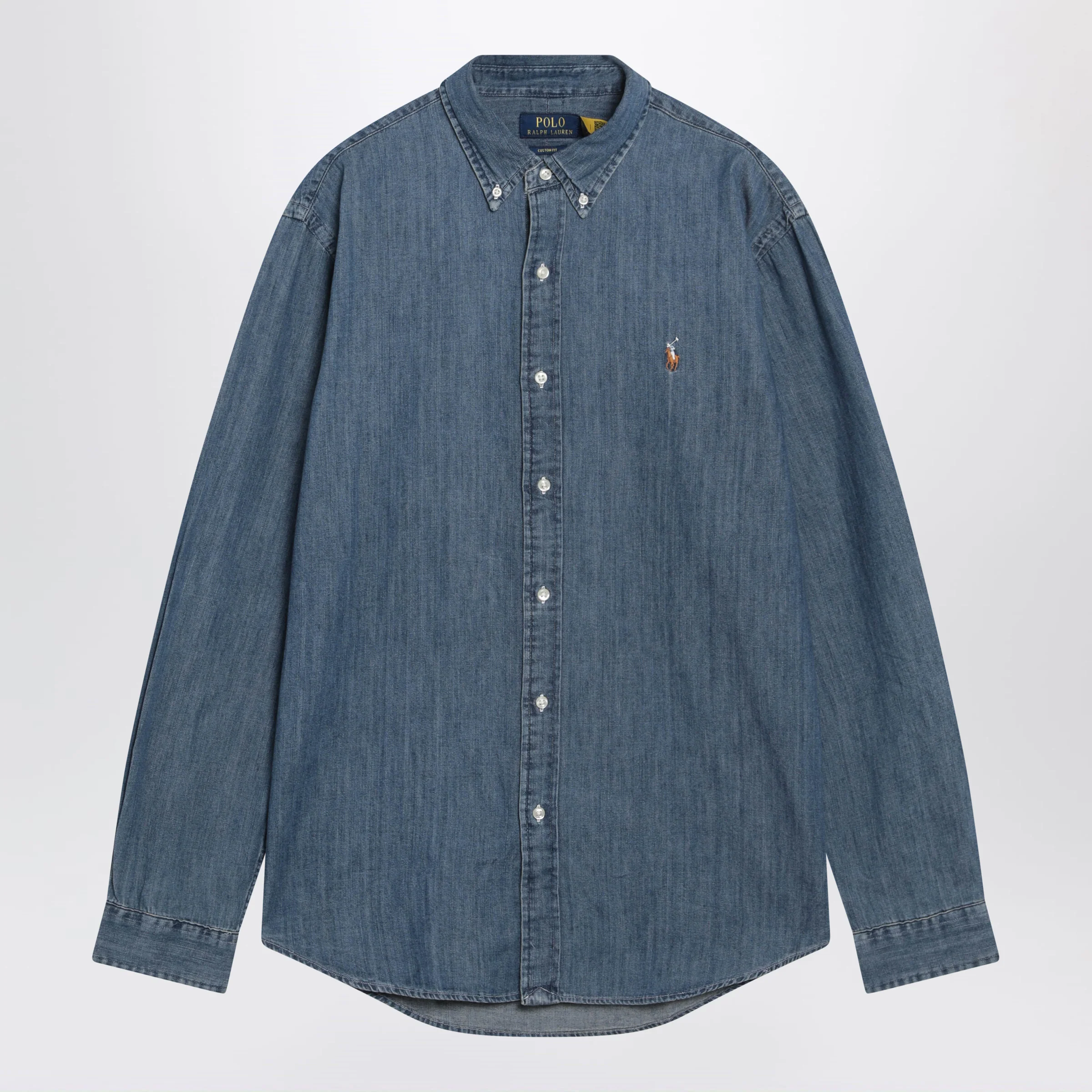 Polo Ralph Lauren Blue denim Custom-Fit shirt