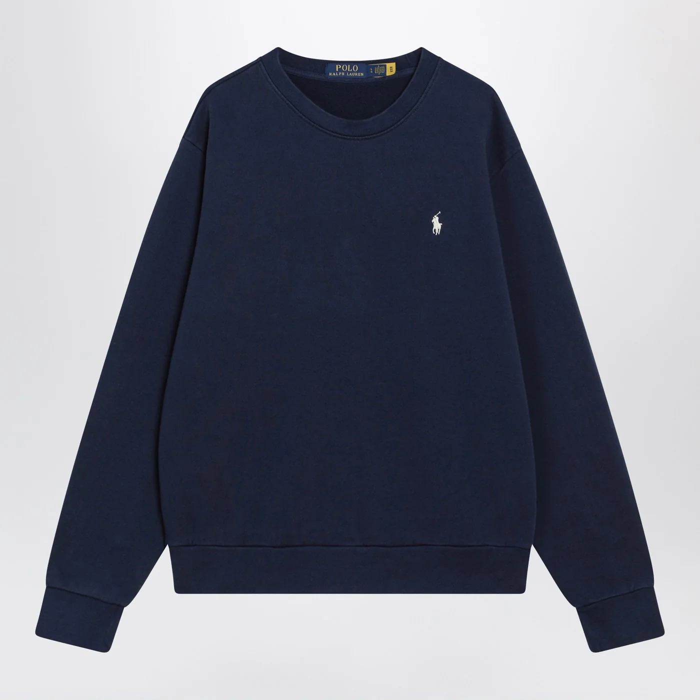 Polo Ralph Lauren Navy blue cotton crew-neck sweatshirt