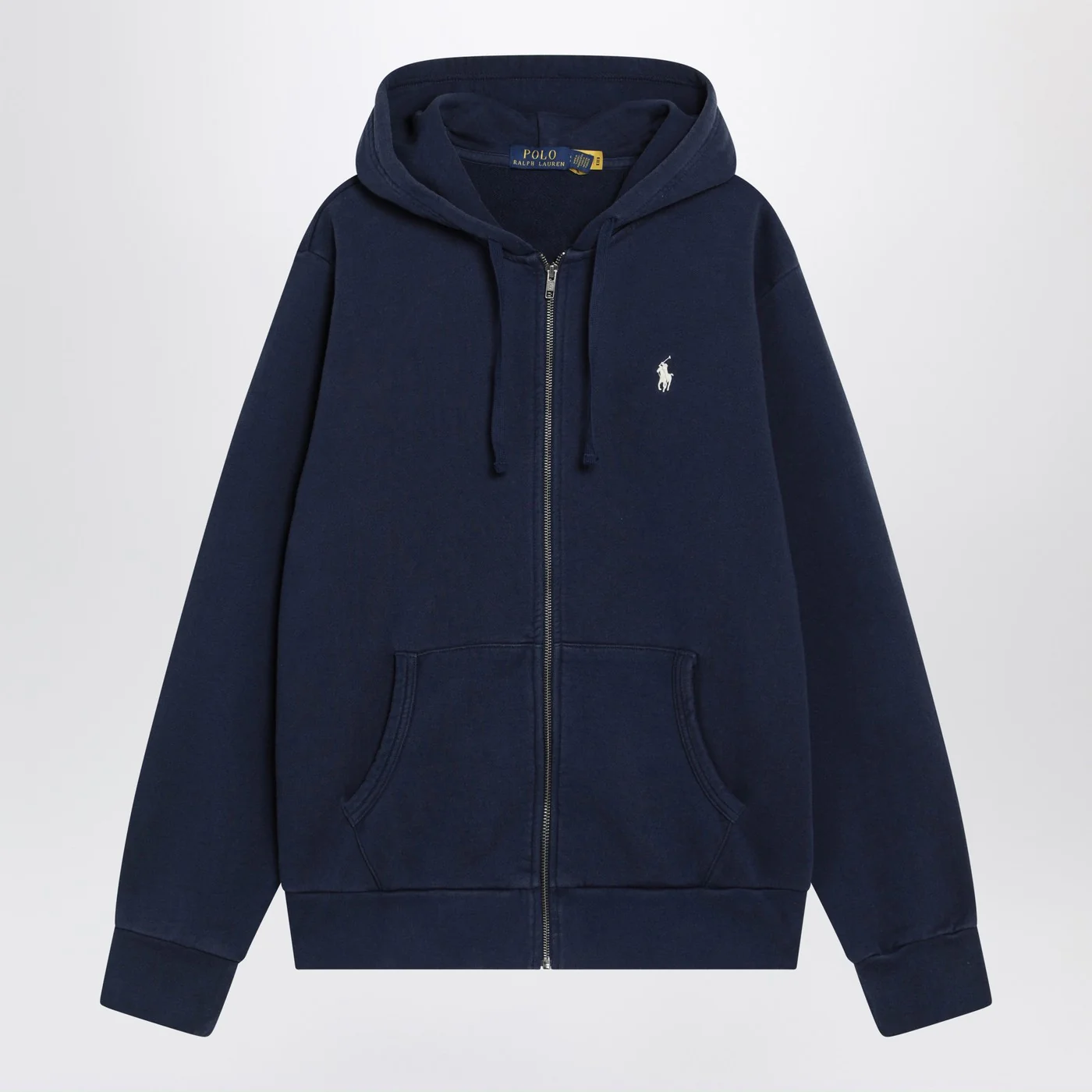 Polo Ralph Lauren Navy blue cotton zip-up sweatshirt