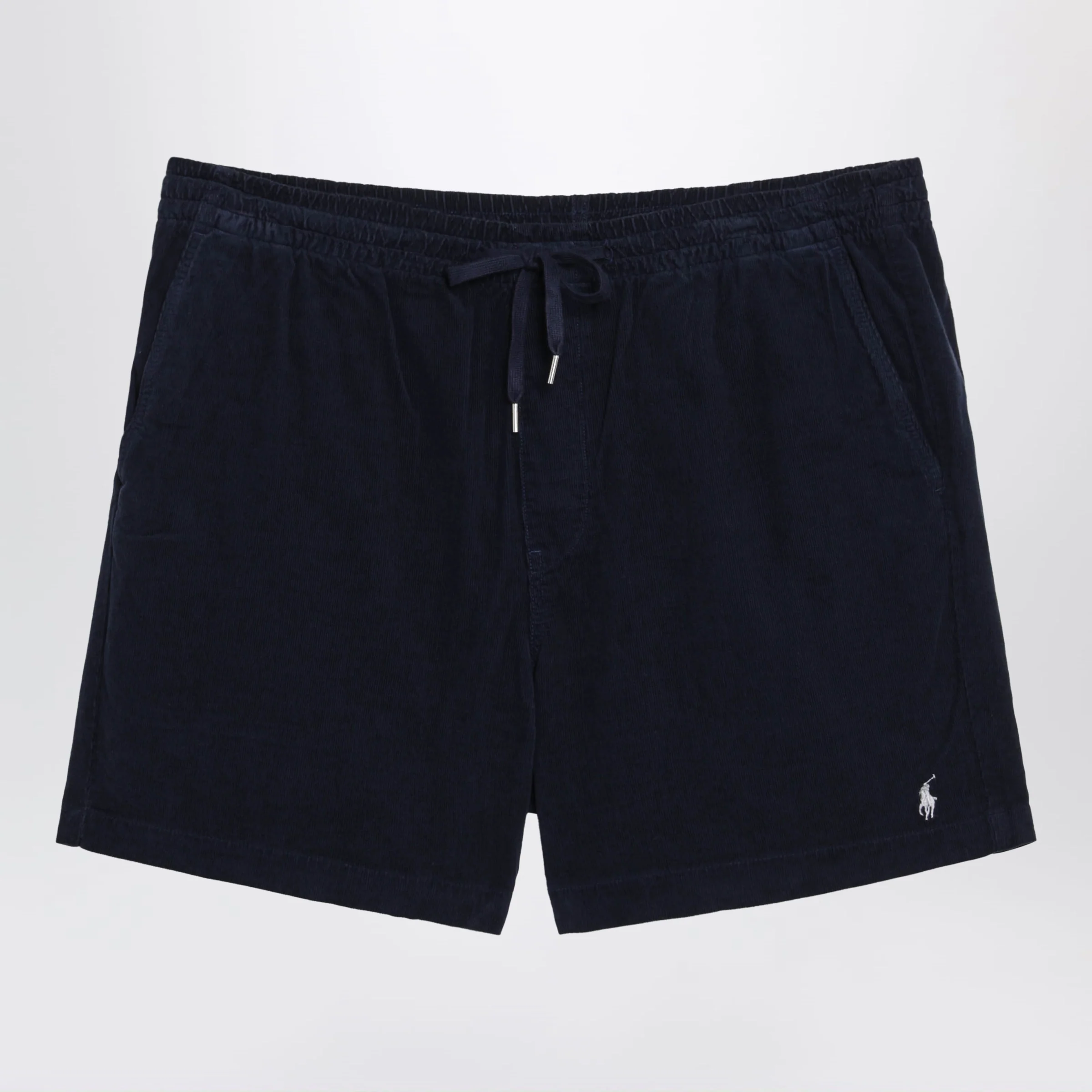 Polo Ralph Lauren Navy ribbed Classic-Fit shorts