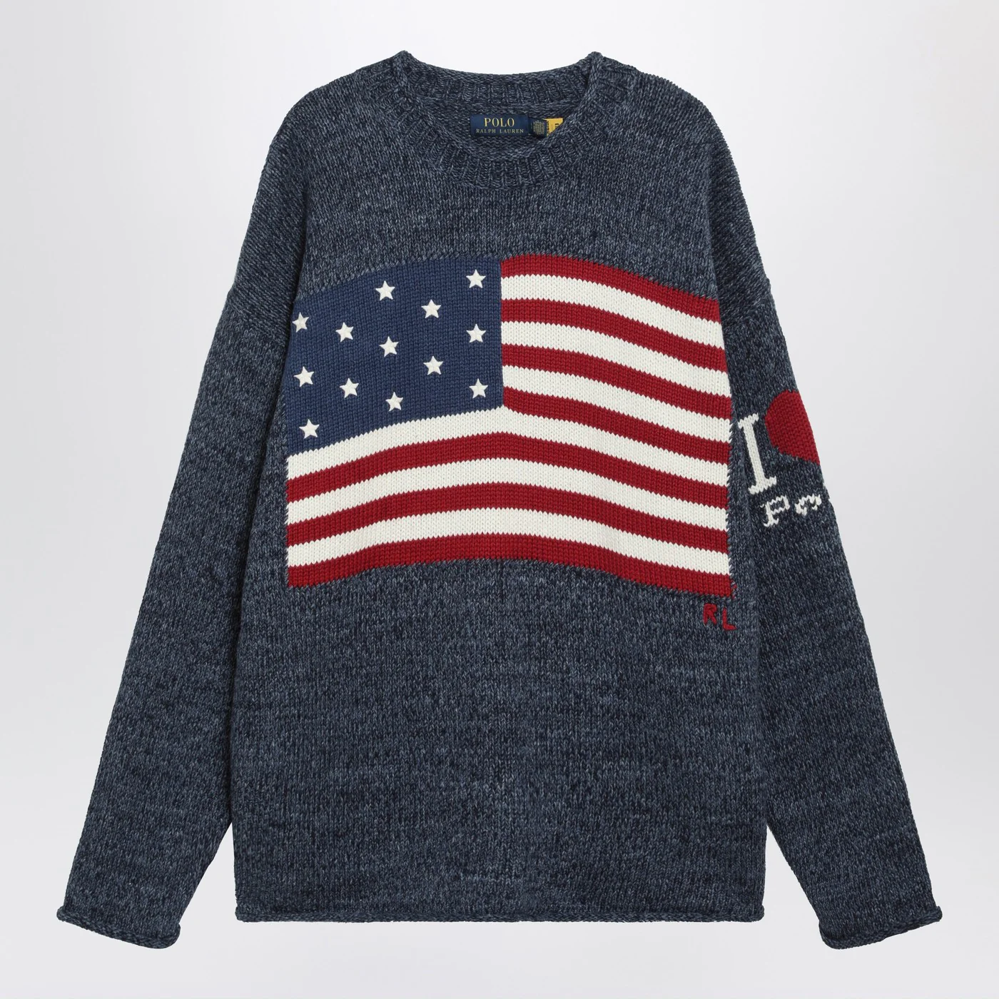 Polo Ralph Lauren Regular-fit “I Love Polo” flag sweater