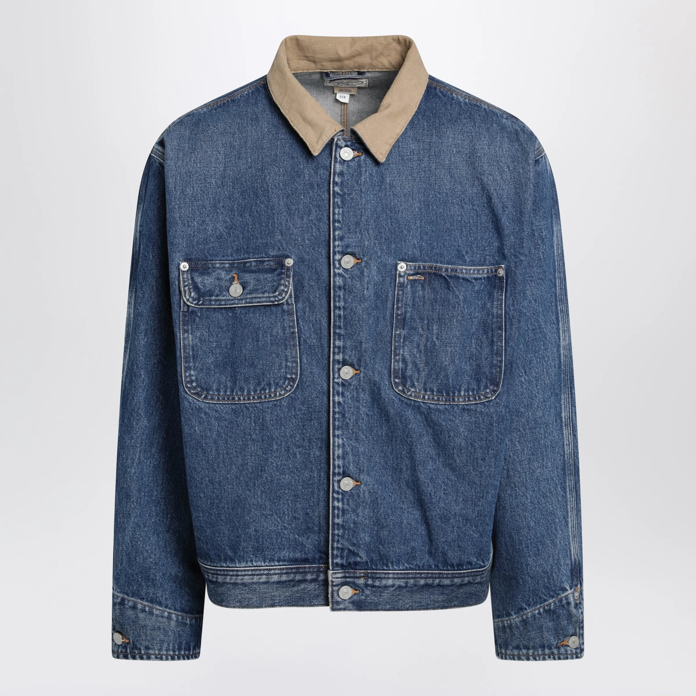 Polo Ralph Lauren Blue denim jacket with ribbed collar