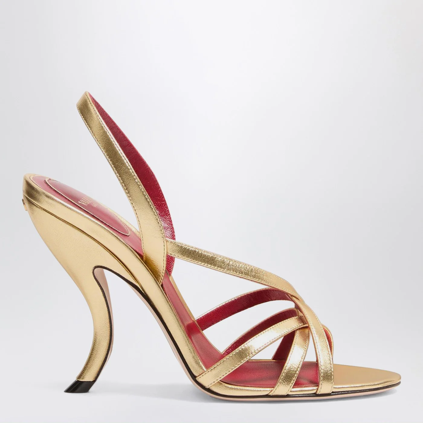 Valentino Garavani Fetishique sandals gold leather