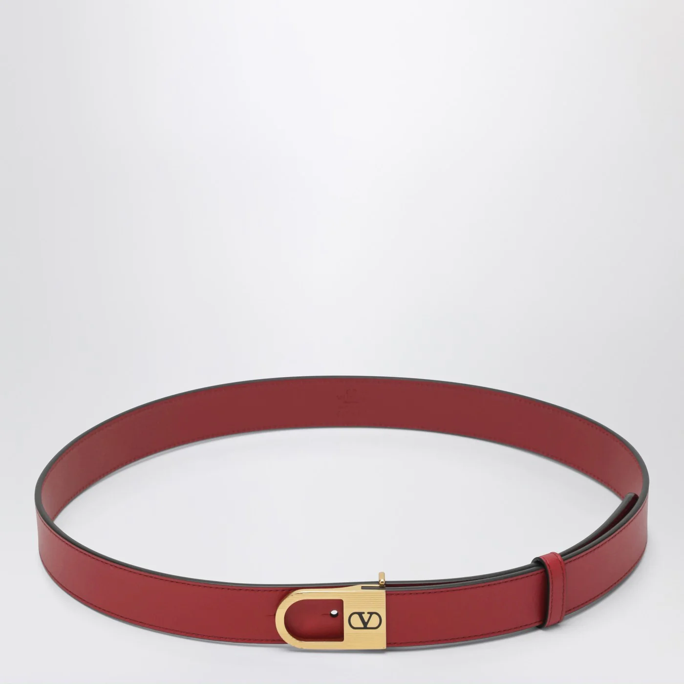 Valentino Garavani Volgo Signature red belt