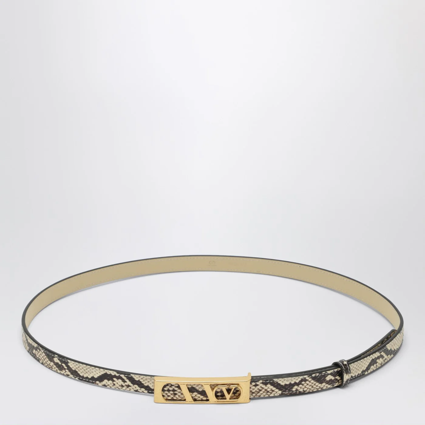 Valentino Garavani Volgo Signature python belt