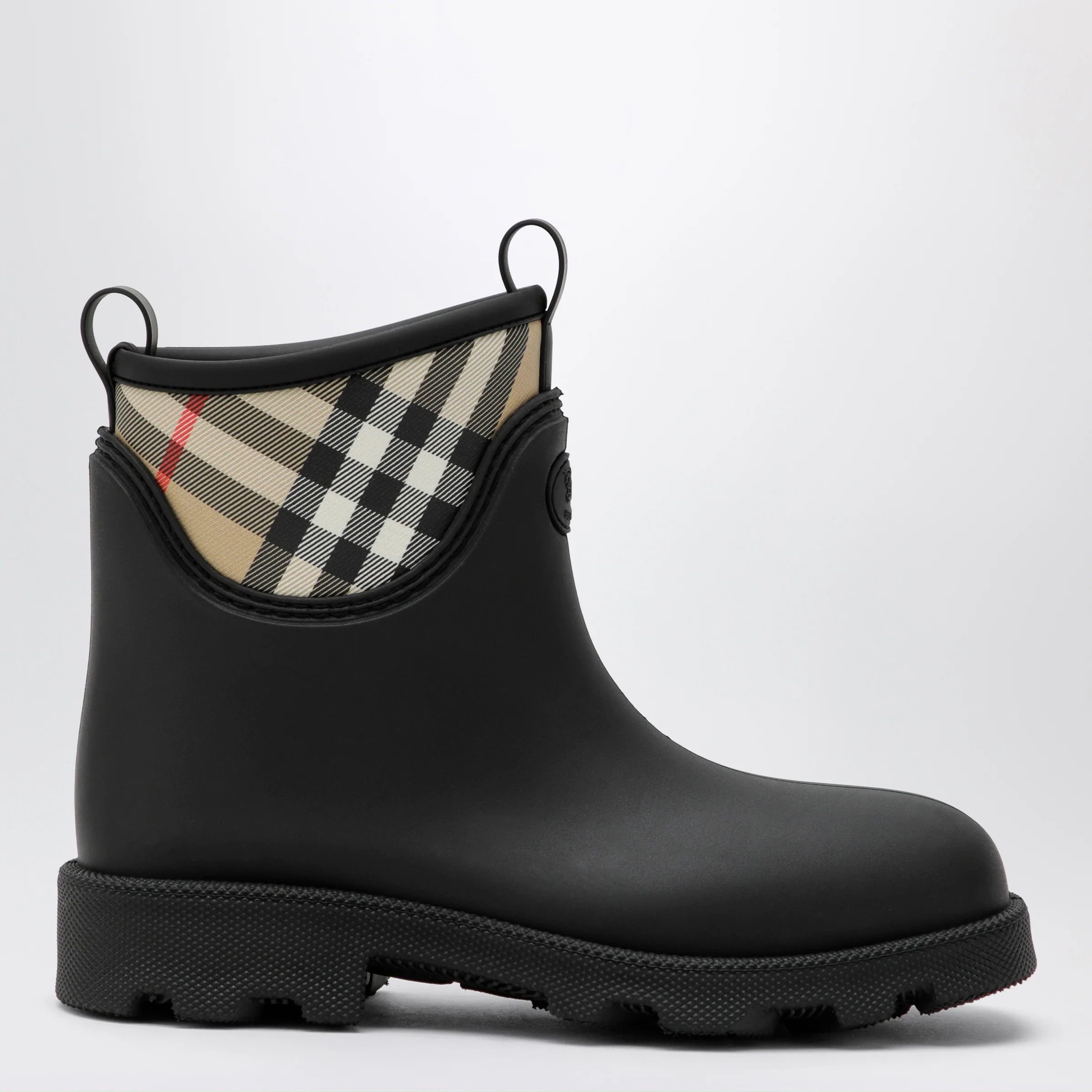 Burberry Marsh Stamp rubber and nylon rain boots in black