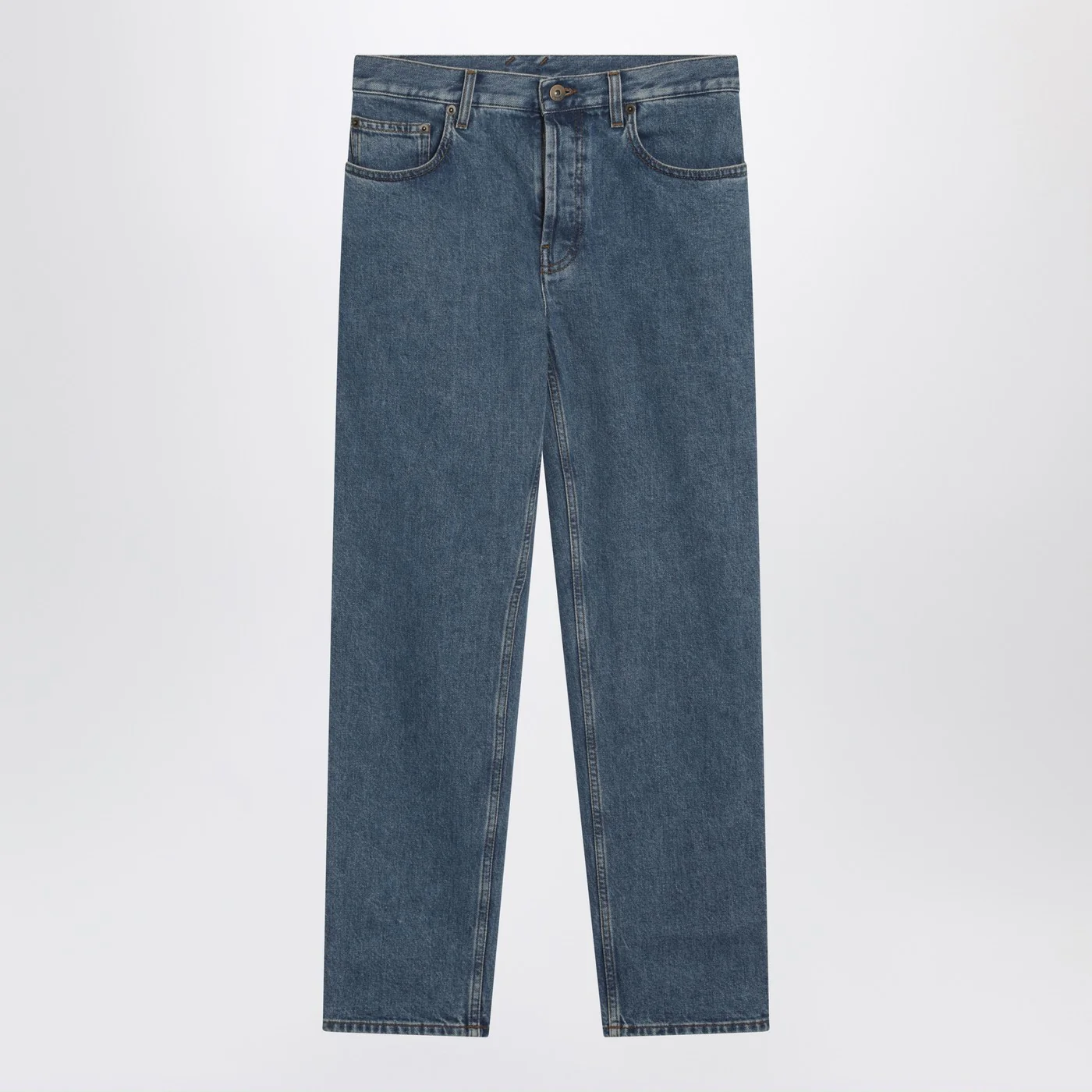 Burberry Medium-blue regular-fit jeans