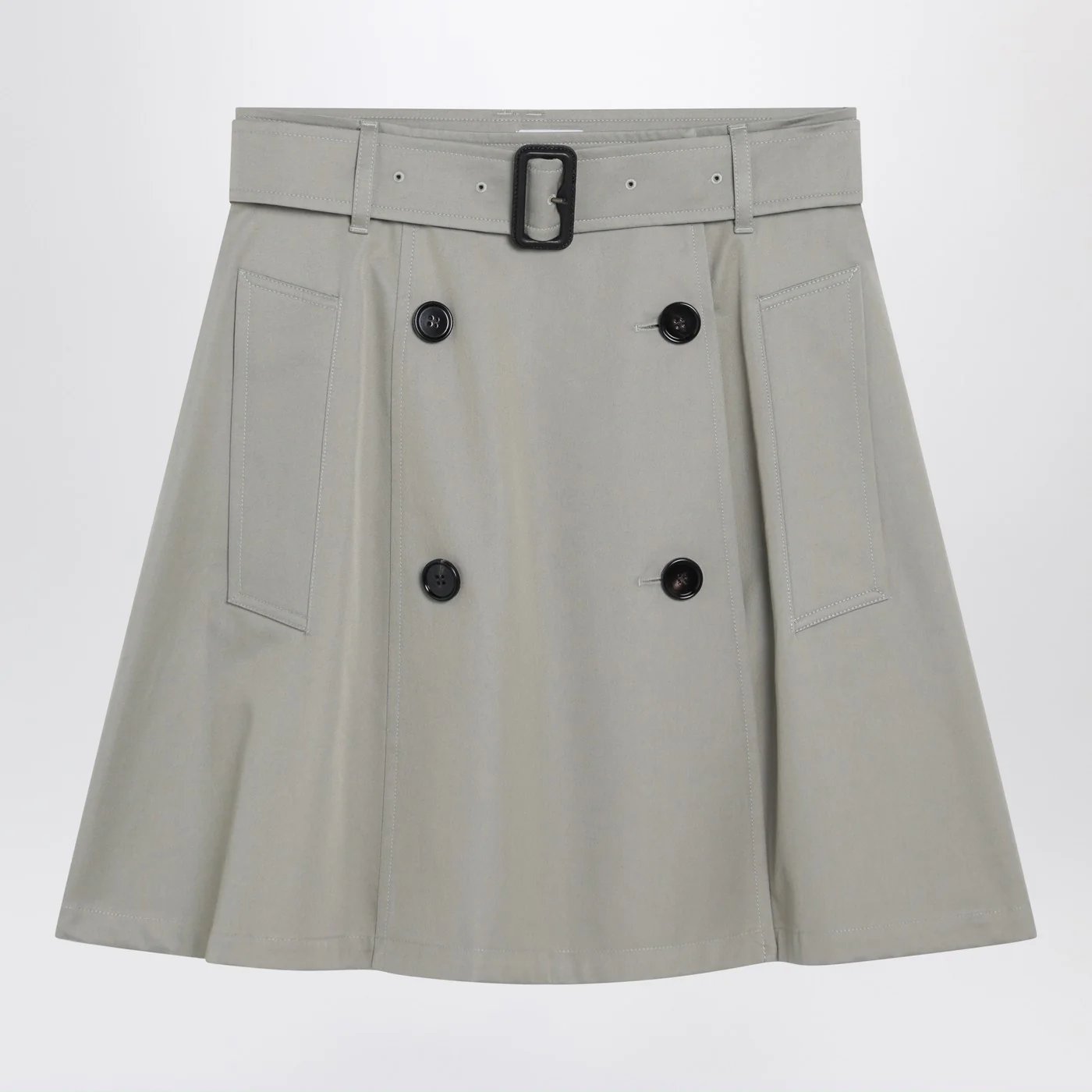 Burberry Beige trench mini skirt in gabardine