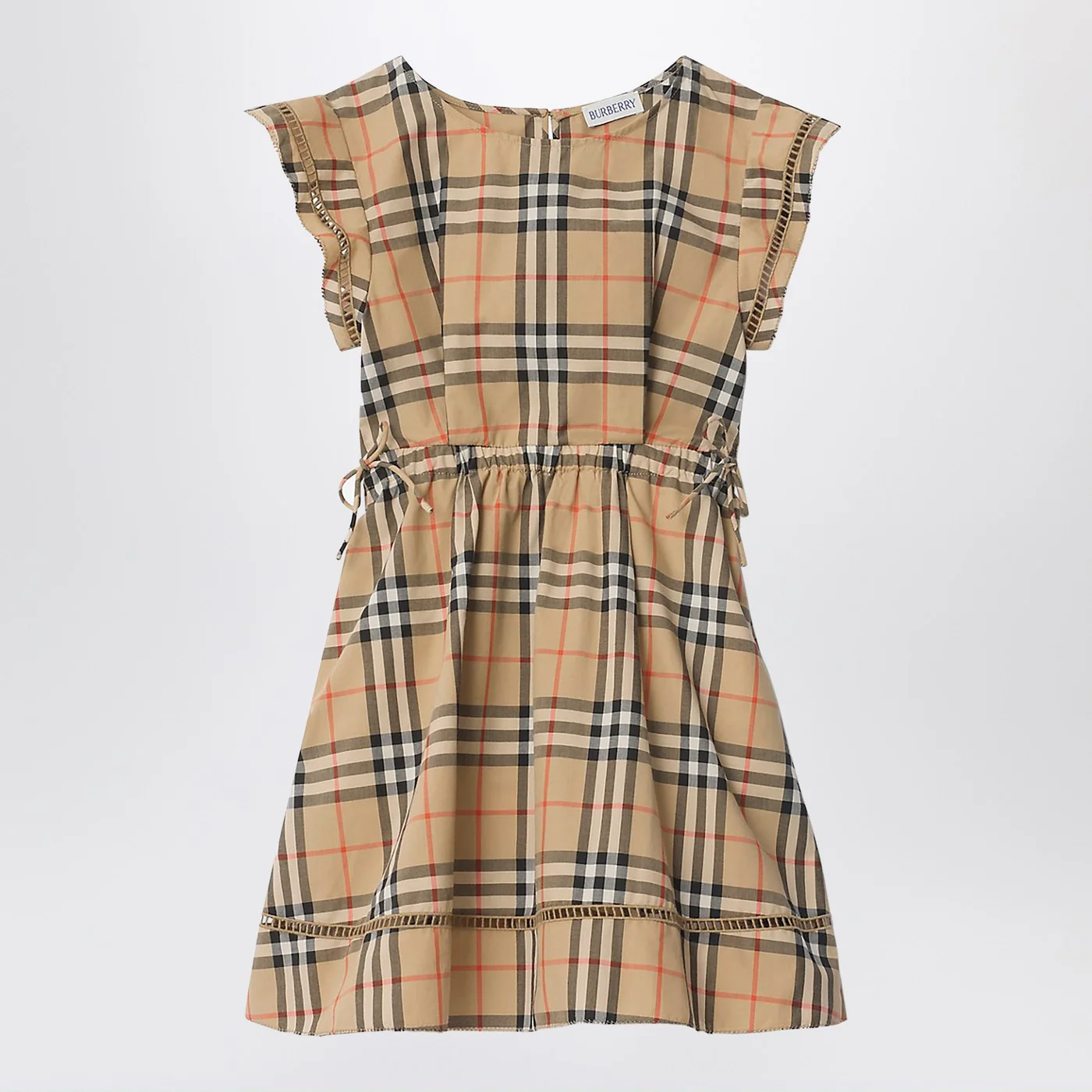 Burberry Beige dress with Check pattern