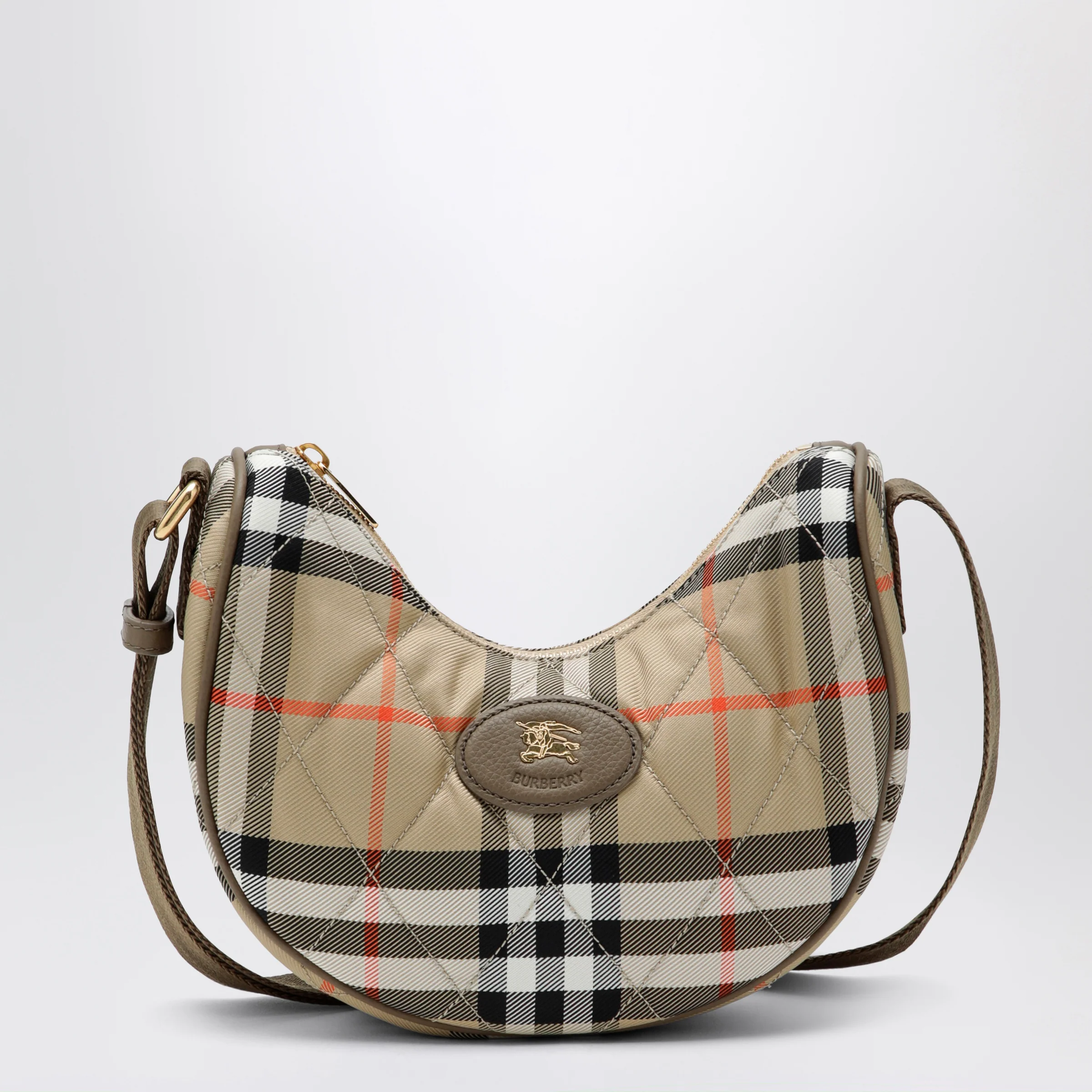 Burberry Horseshoe quilted nylon crossbody bag