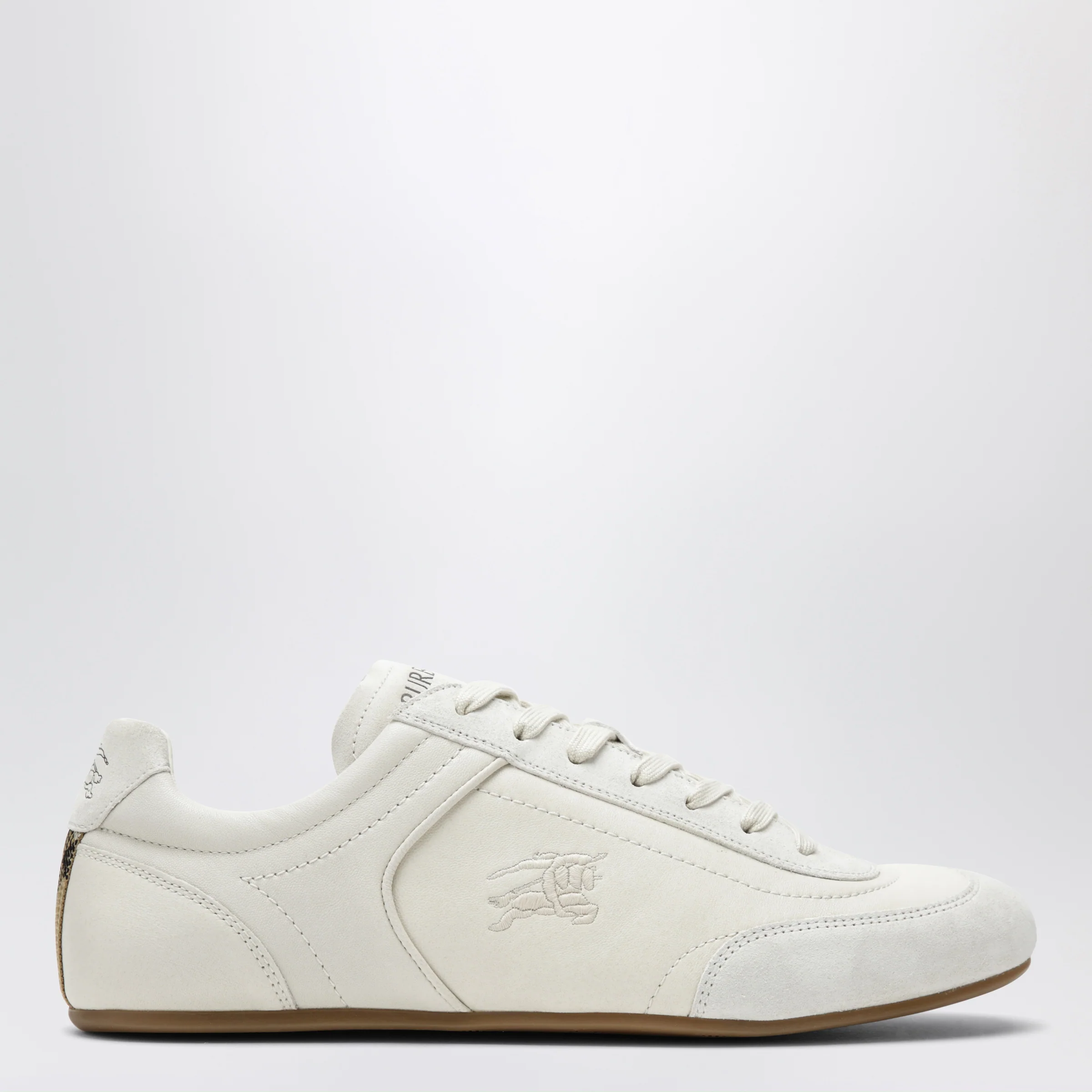 Burberry Beige leather Knight Runner trainers