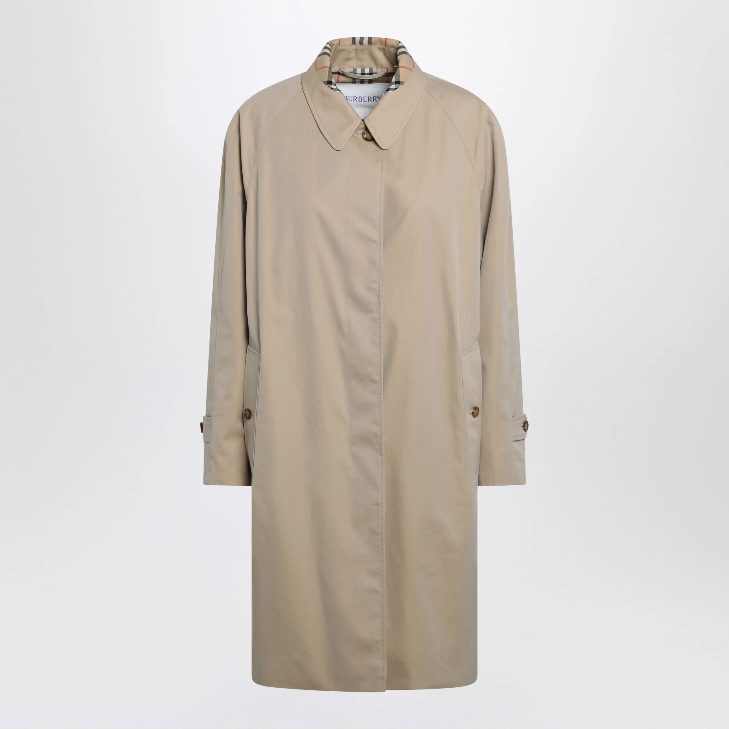 Burberry Honey beige cotton coat