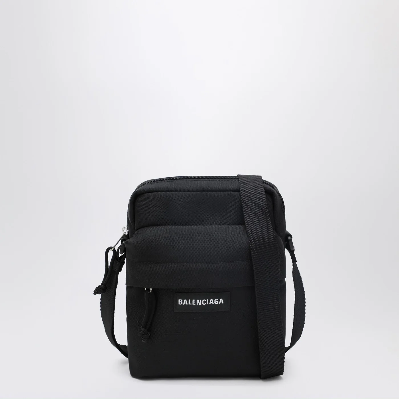 Balenciaga Explorer black nylon shoulder bag