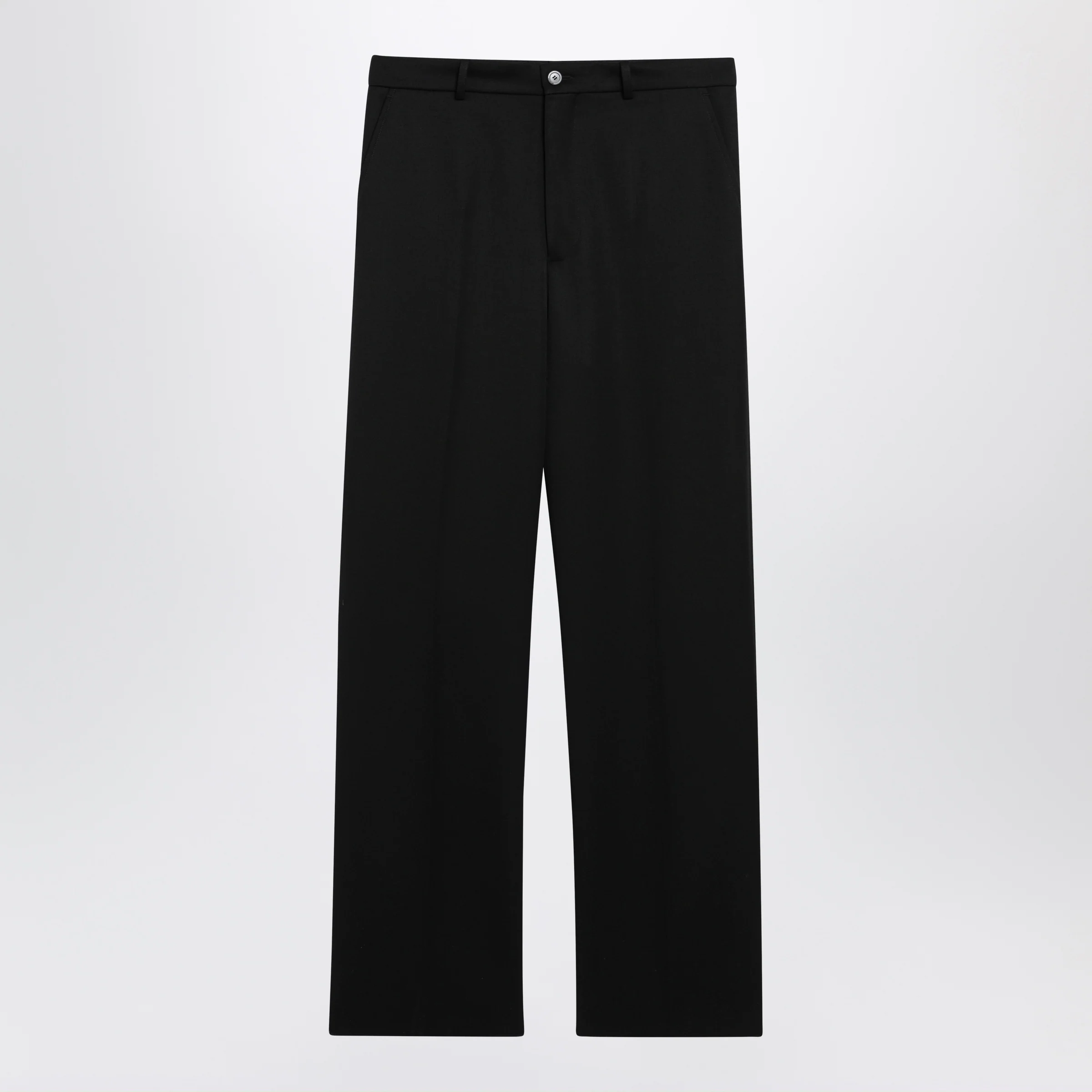 Balenciaga Too Far tailored trousers in dry wool, black