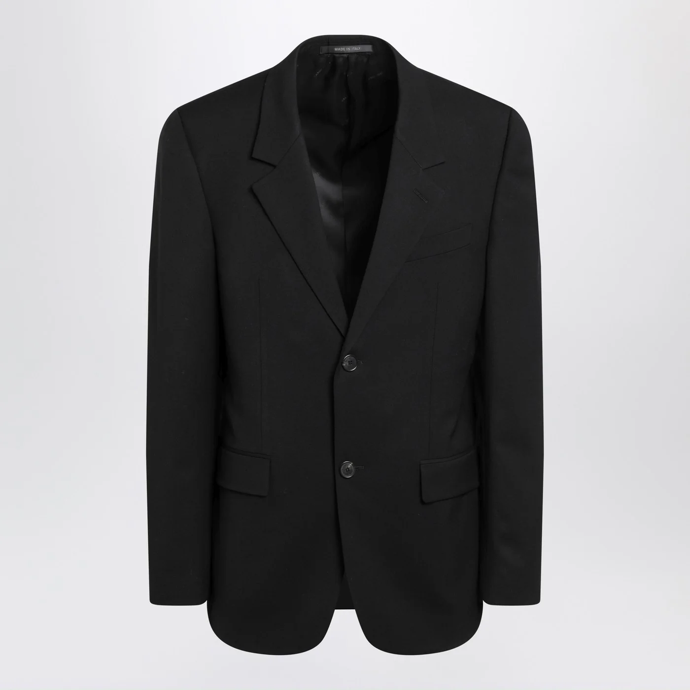 Balenciaga Black single-breasted wool jacket