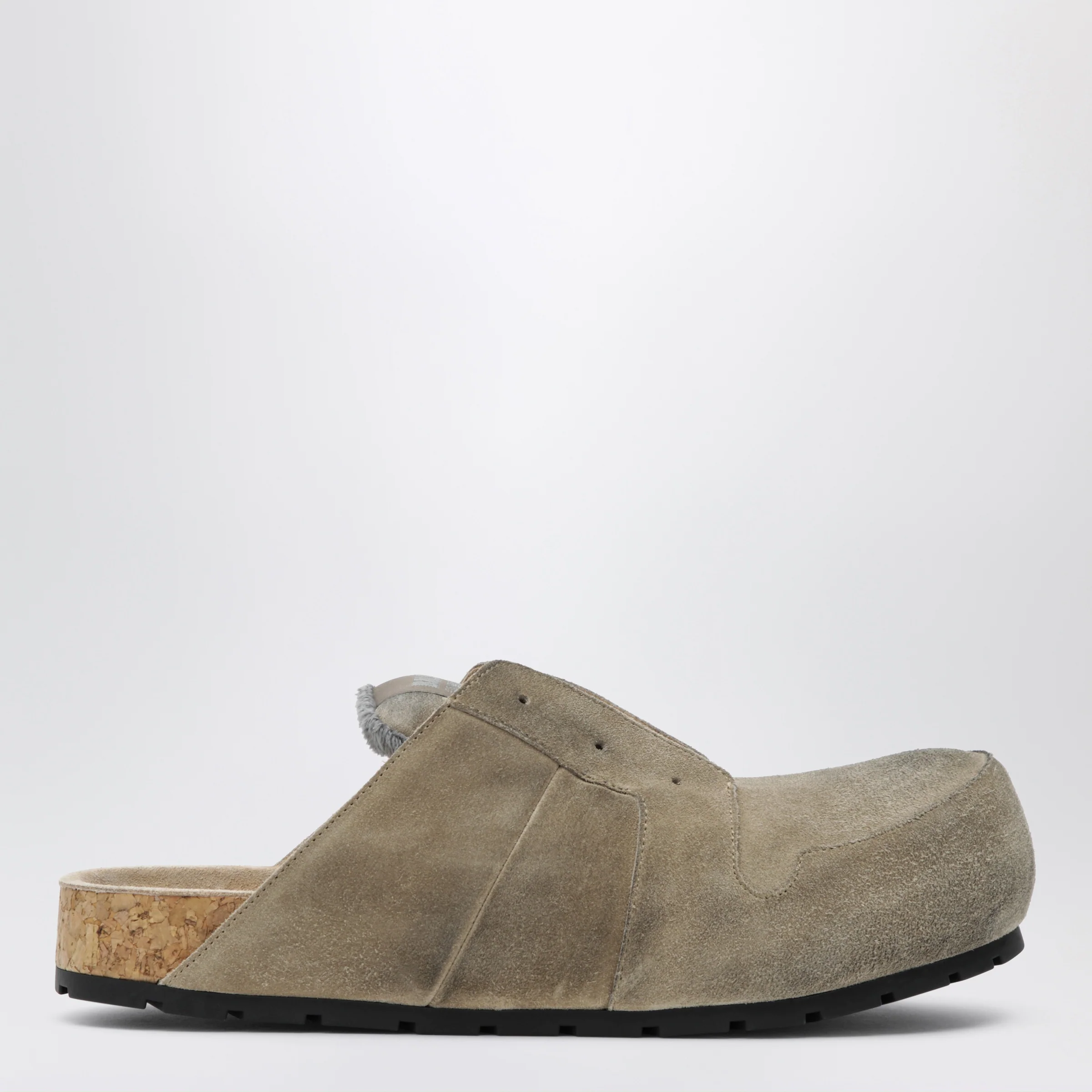 Balenciaga Dumbo sabot in distressed suede calfskin