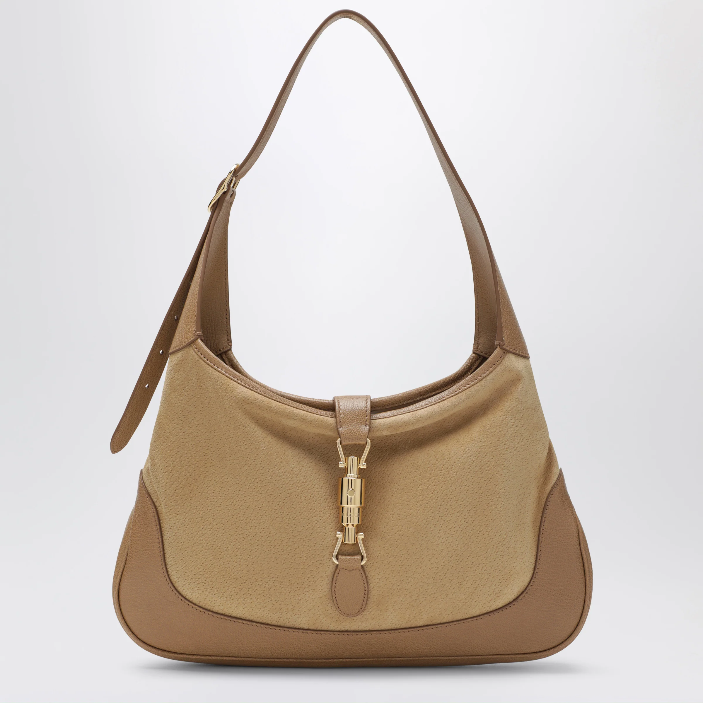Gucci Jackie 1961 medium shoulder bag in sand color