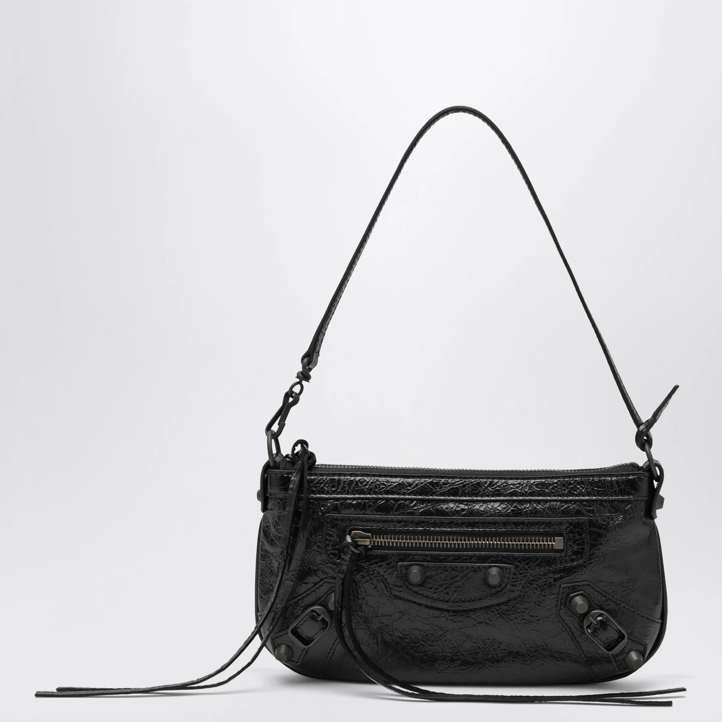 Balenciaga Le City black Arena lambskin pouch