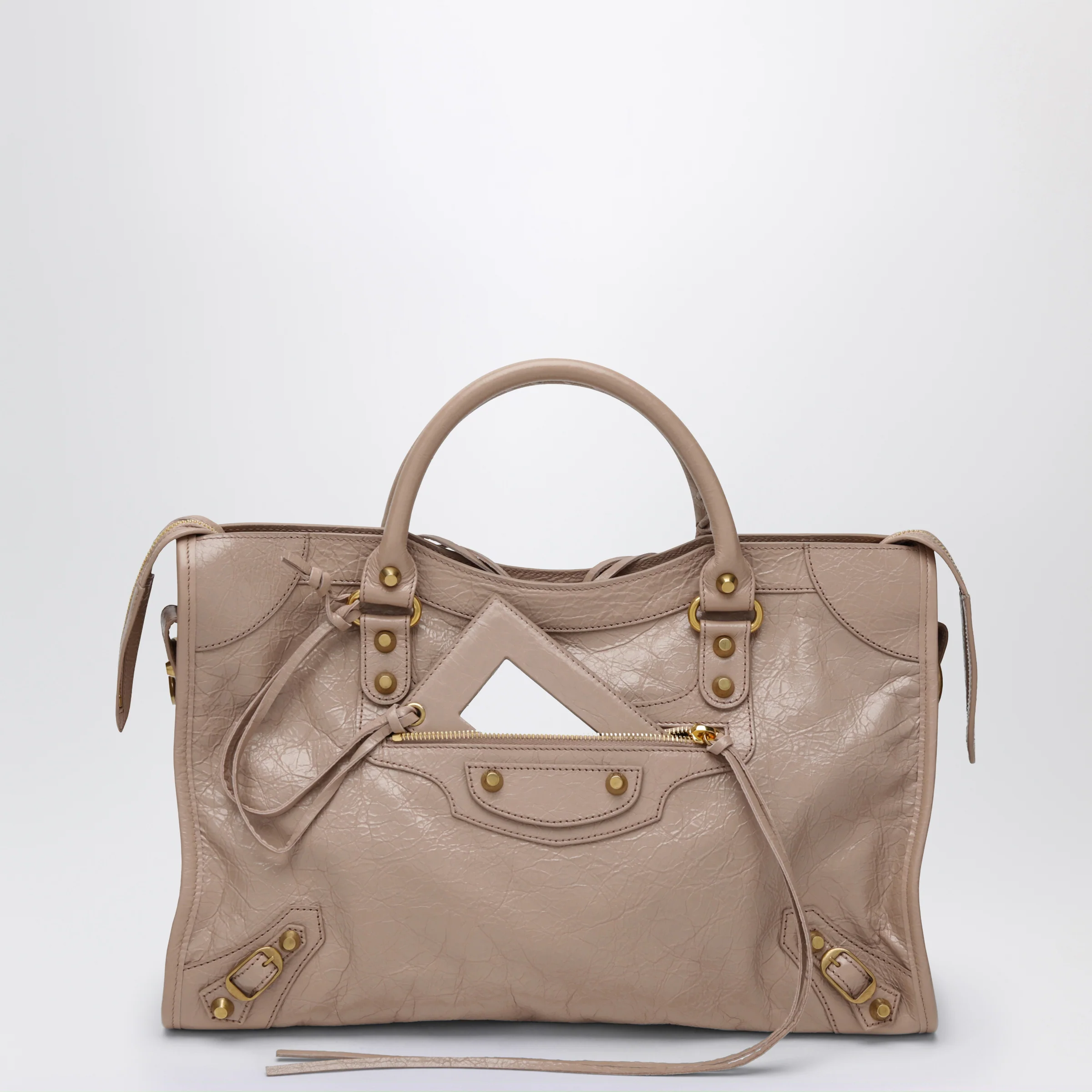 Balenciaga Le City medium handbag in Blush leather