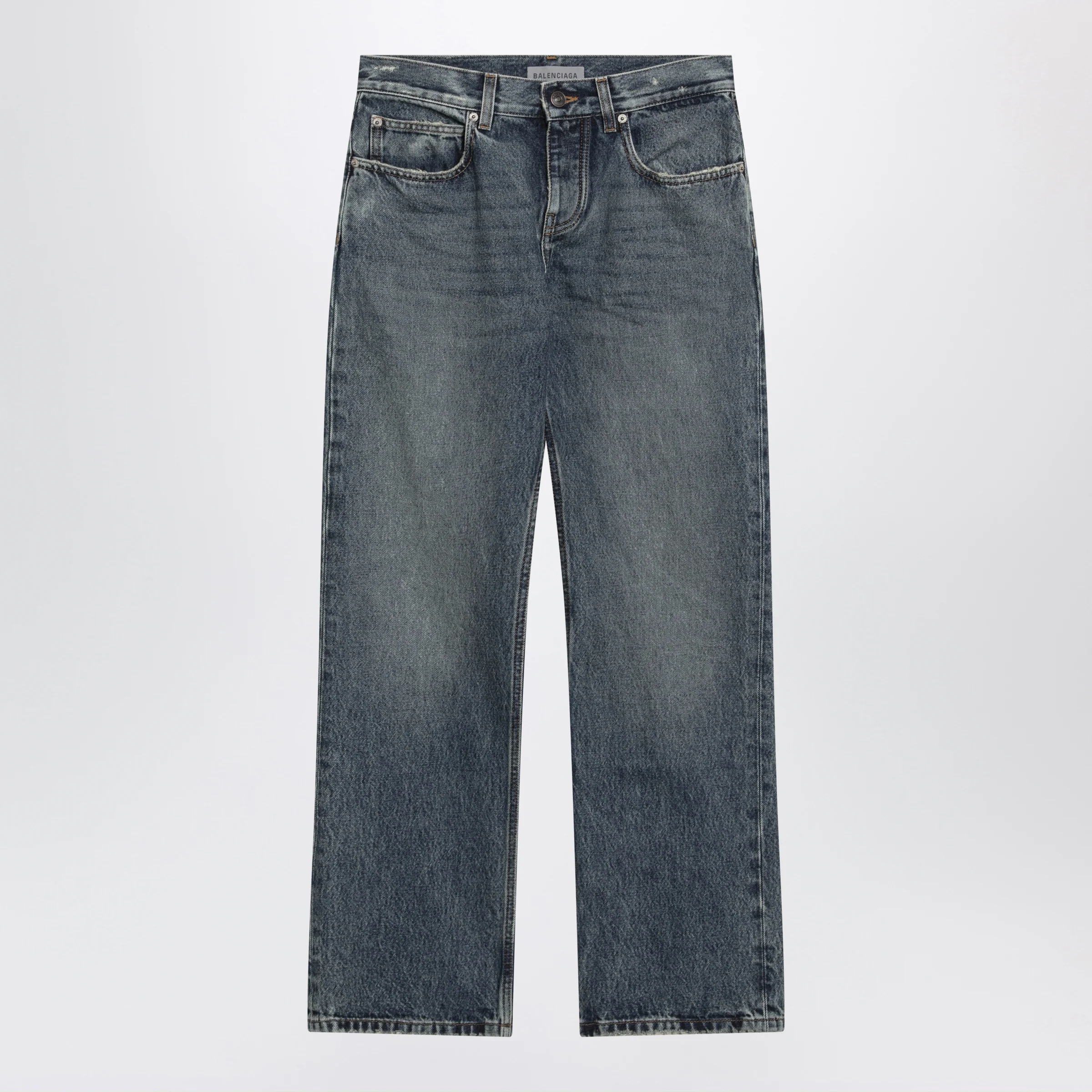 Balenciaga Vintage blue jeans with worn effect