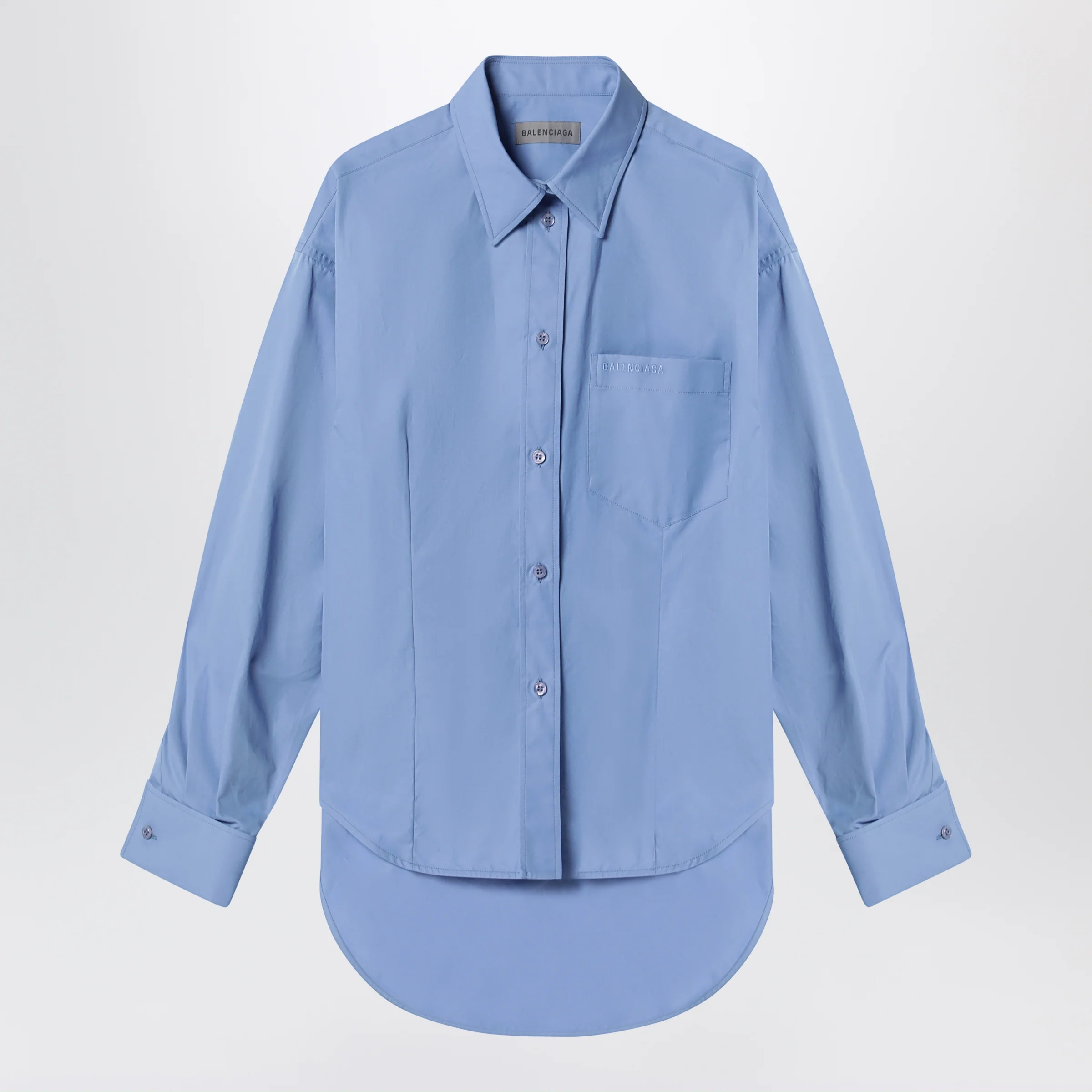 Balenciaga Light blue cotton shirt