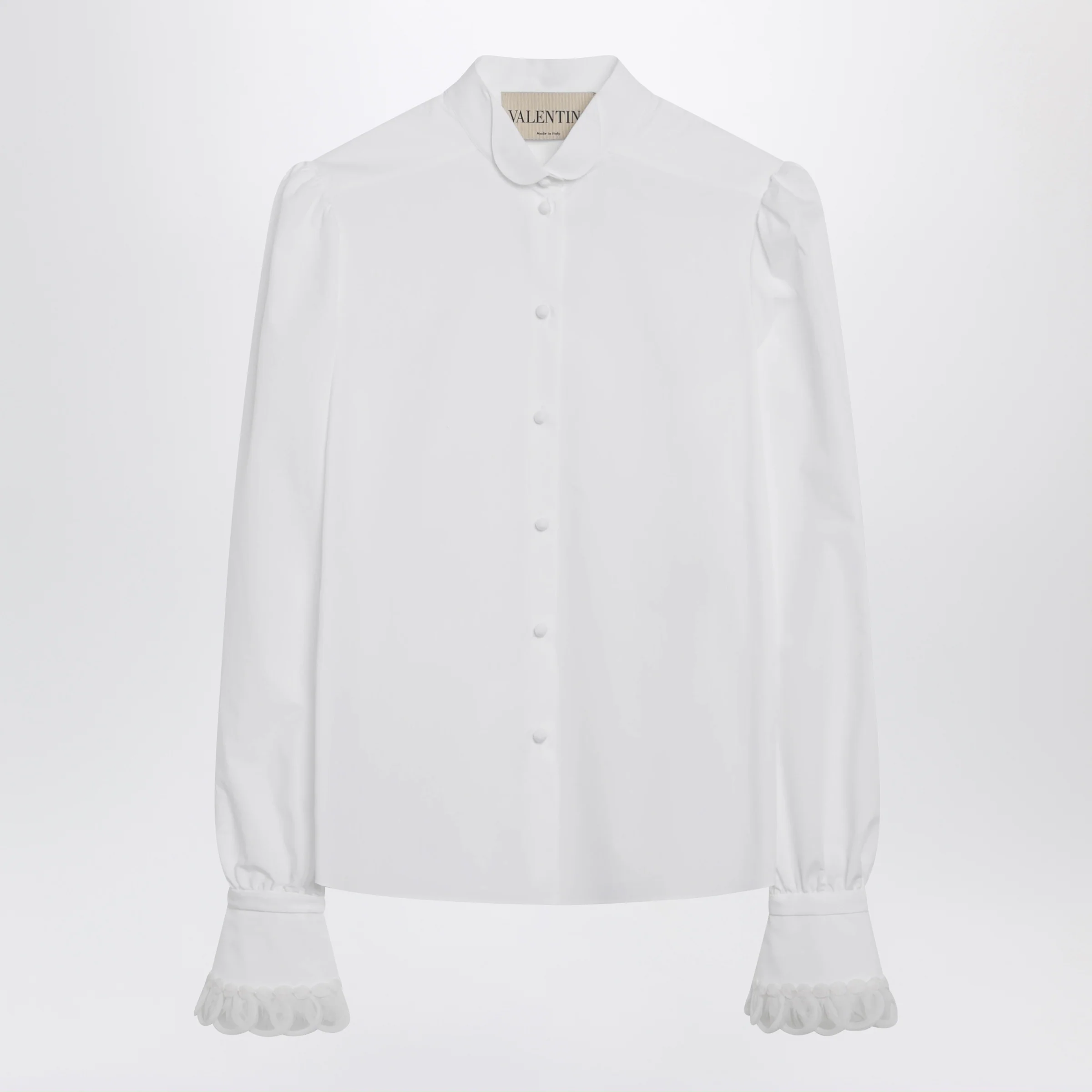 Valentino White cotton poplin shirt