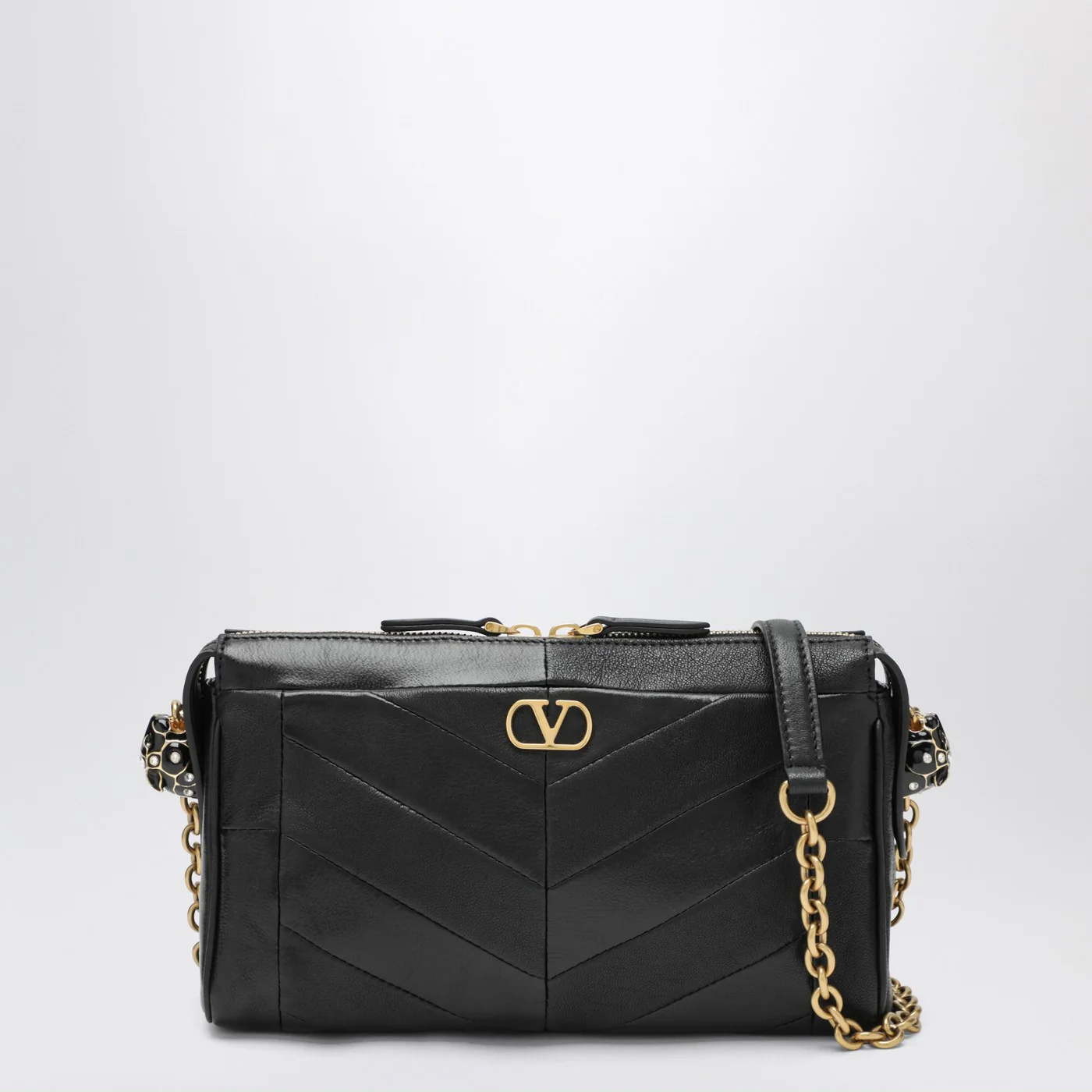 Valentino Garavani Small black Panthea crossbody bag