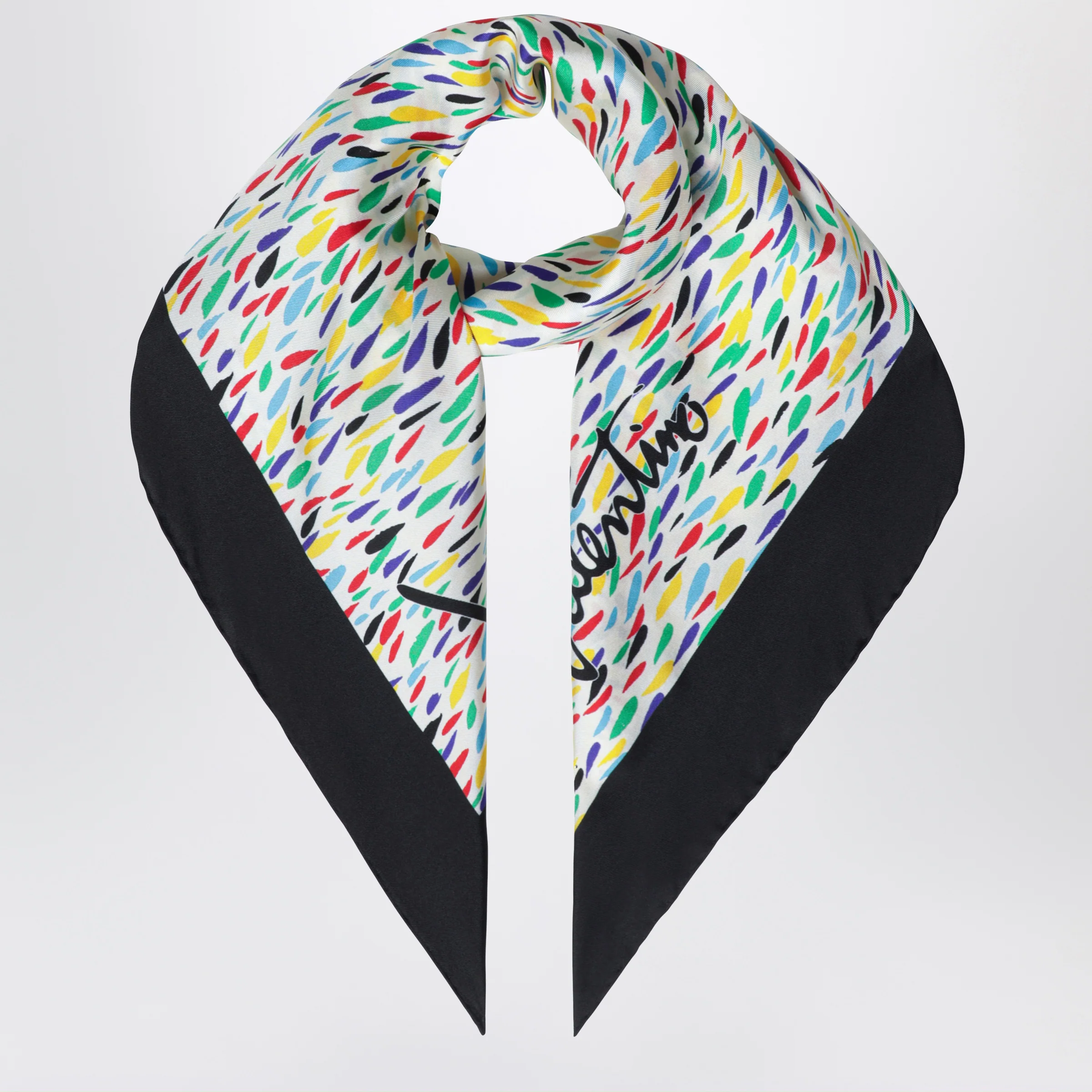 Valentino Garavani Silk scarf with multicolor print